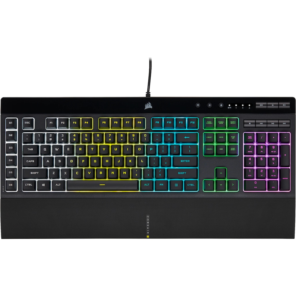 Corsair Tastatur- und Maus-Set »K55 RGB PRO QWERTZ+ HARPOON RGB PRO Gaming-Bundle (DE)«