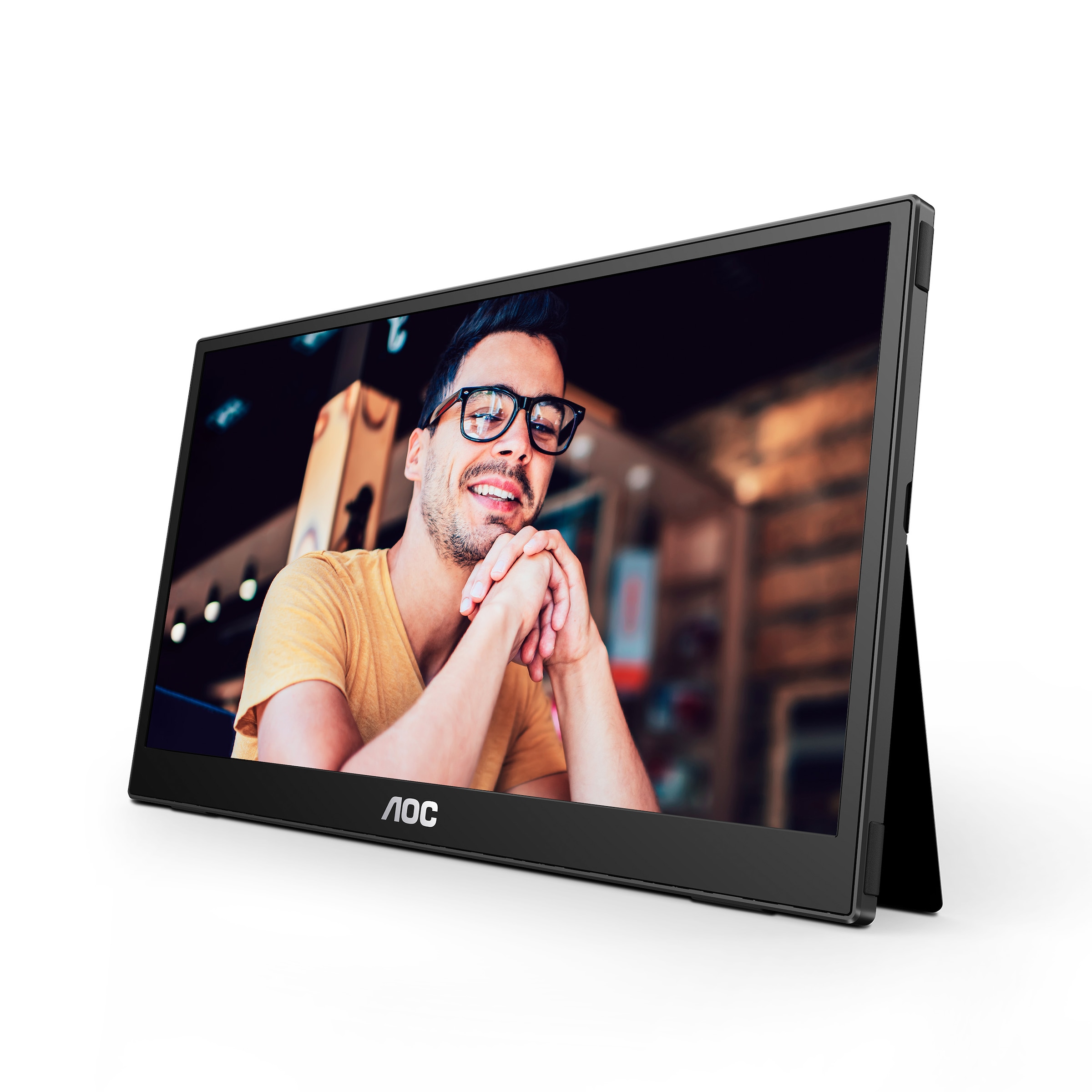 AOC Portabler Monitor »16T3EA«, 39,5 cm/16 Zoll, 1920 x 1080 px, Full HD, 4 ms Reaktionszeit, 60 Hz