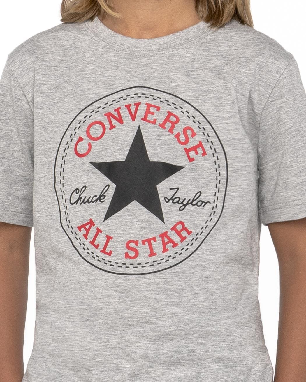 Converse T-Shirt »CNVBN CHUCK PATCH TEE« für Kinder, mit kurzen Ärmeln, aus Baumwolle, in normaler Passform