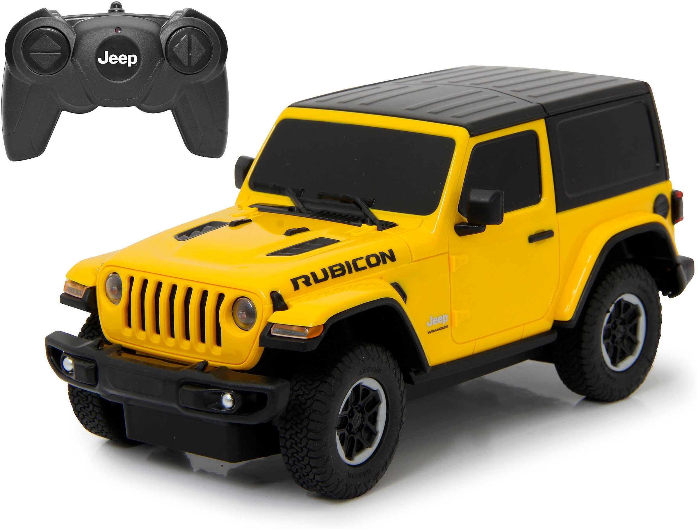Jamara RC-Auto »Deluxe Cars, Jeep Wrangler JL, 1:24, gelb, 2,4GHz«