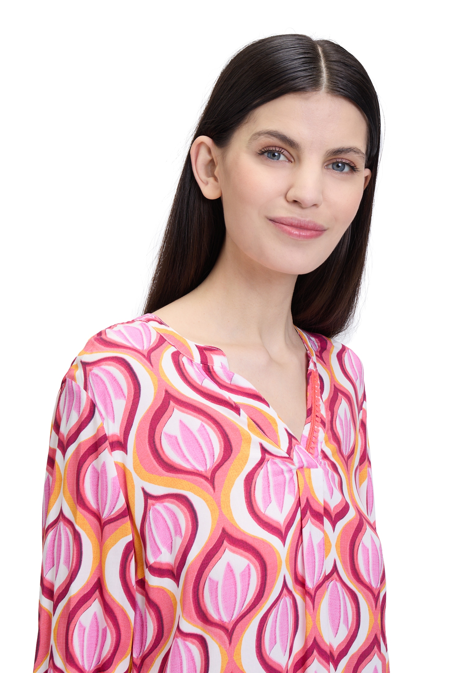 Cartoon Klassische Bluse »Blusenshirt mit Muster«