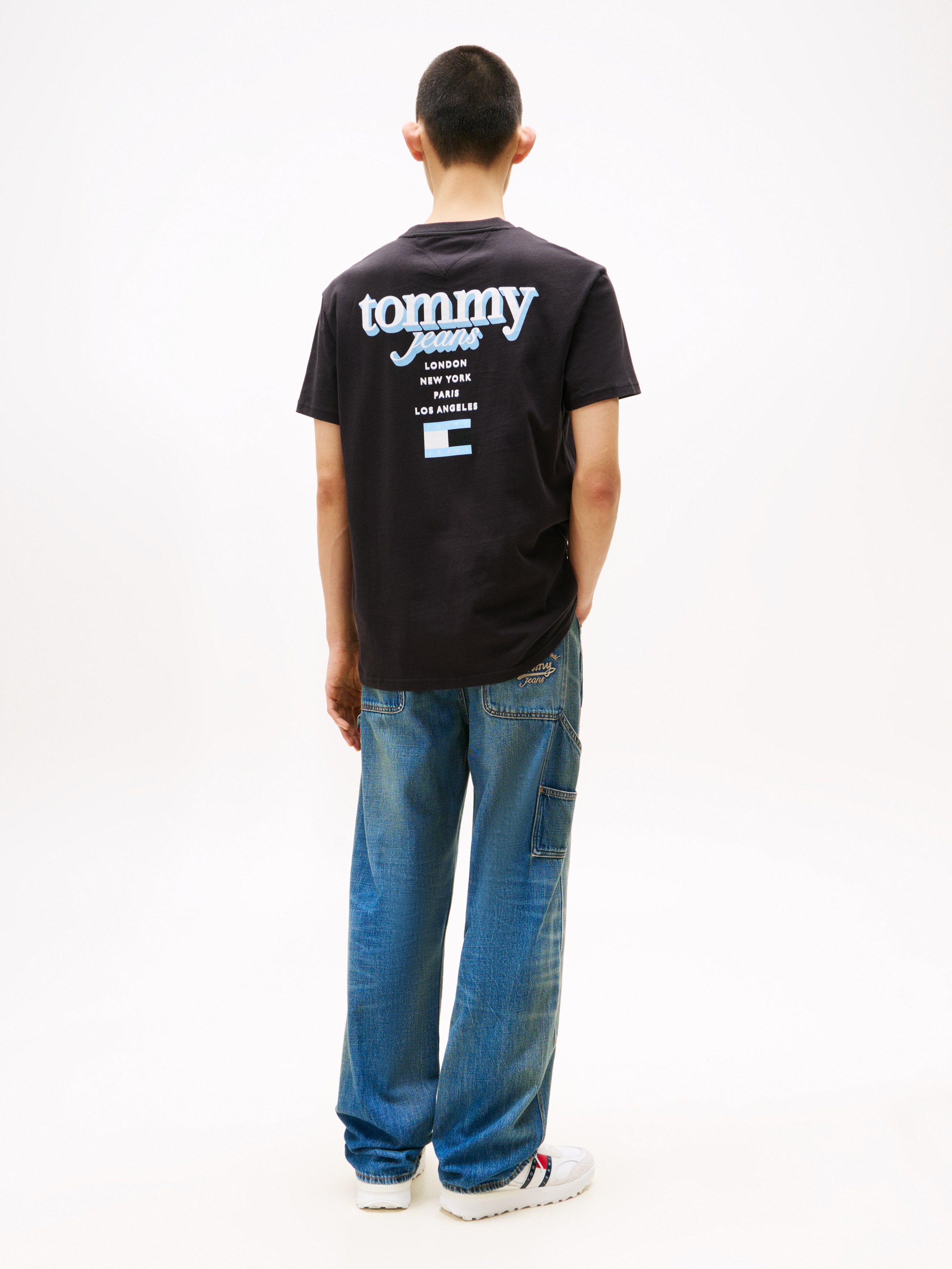 Tommy Jeans T-Shirt »TJM REG SIGNATURE CITY TEE«, mit großem Rückenprint