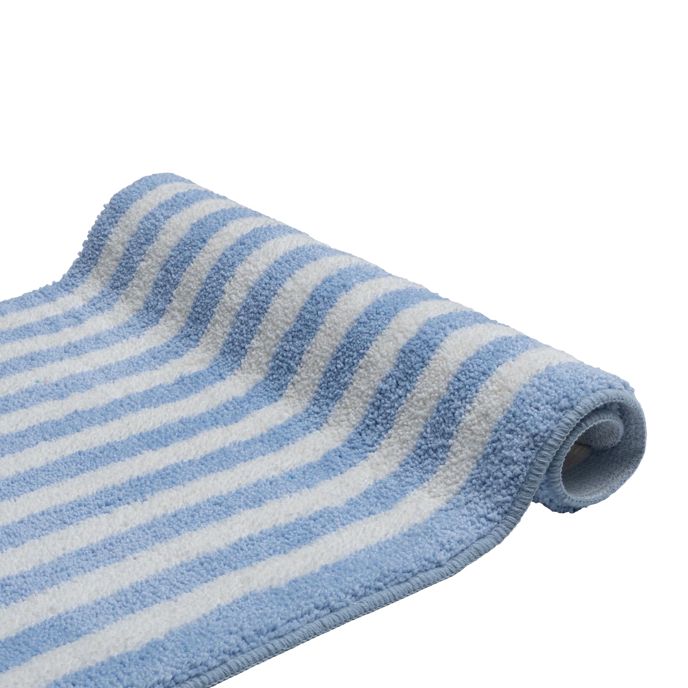 OTTO home Badematte »Streifen, Badvorleger, Badezimmer Teppich« Höhe 12 mm rutschhemmend beschichtet fußbodenheizungsgeeignet | schnell trocknend Scandi, modern, gestreift, Badteppich, Badematten