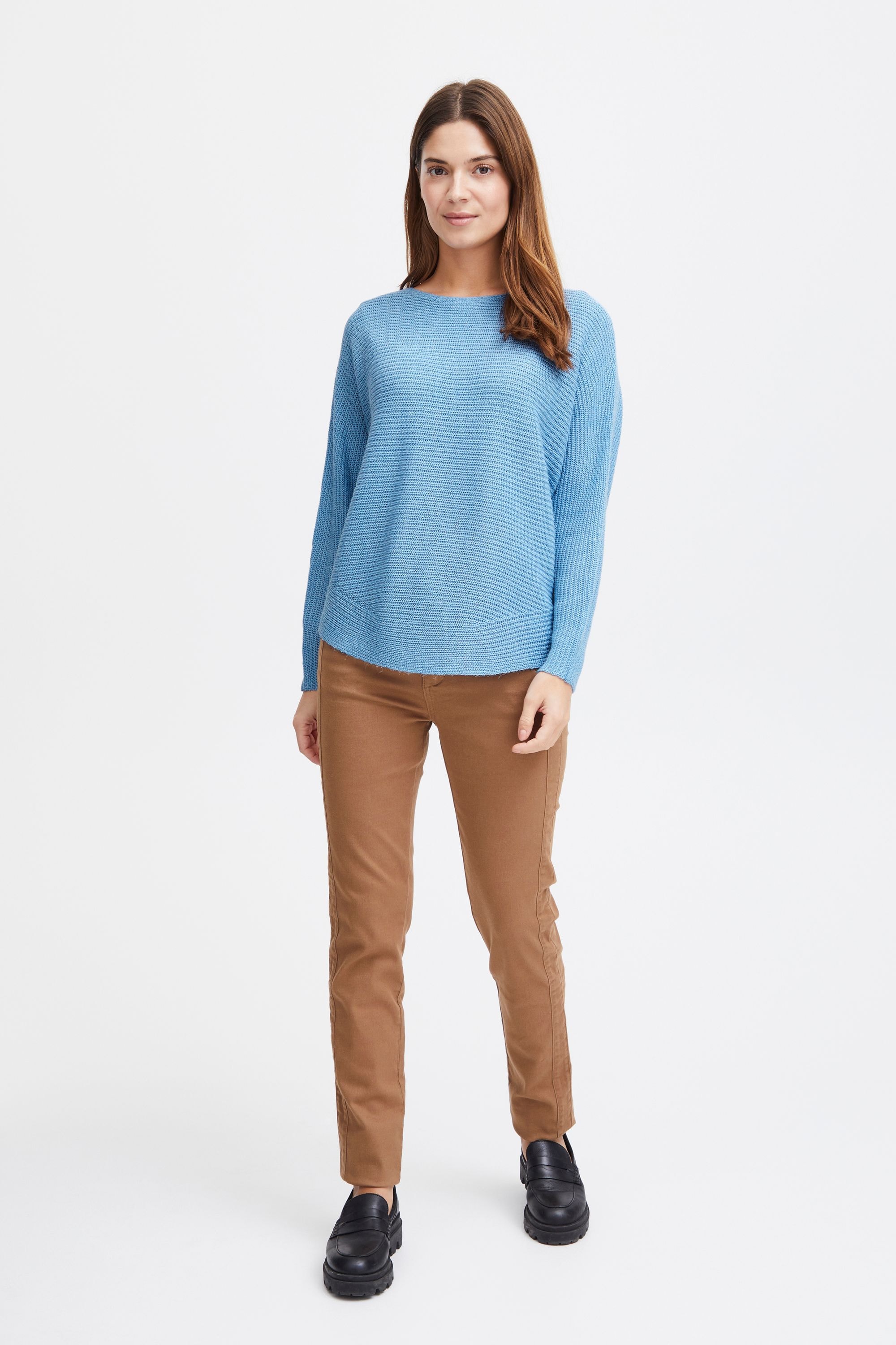 fransa Strickfleece-Pullover »Strickpullover FREretta«