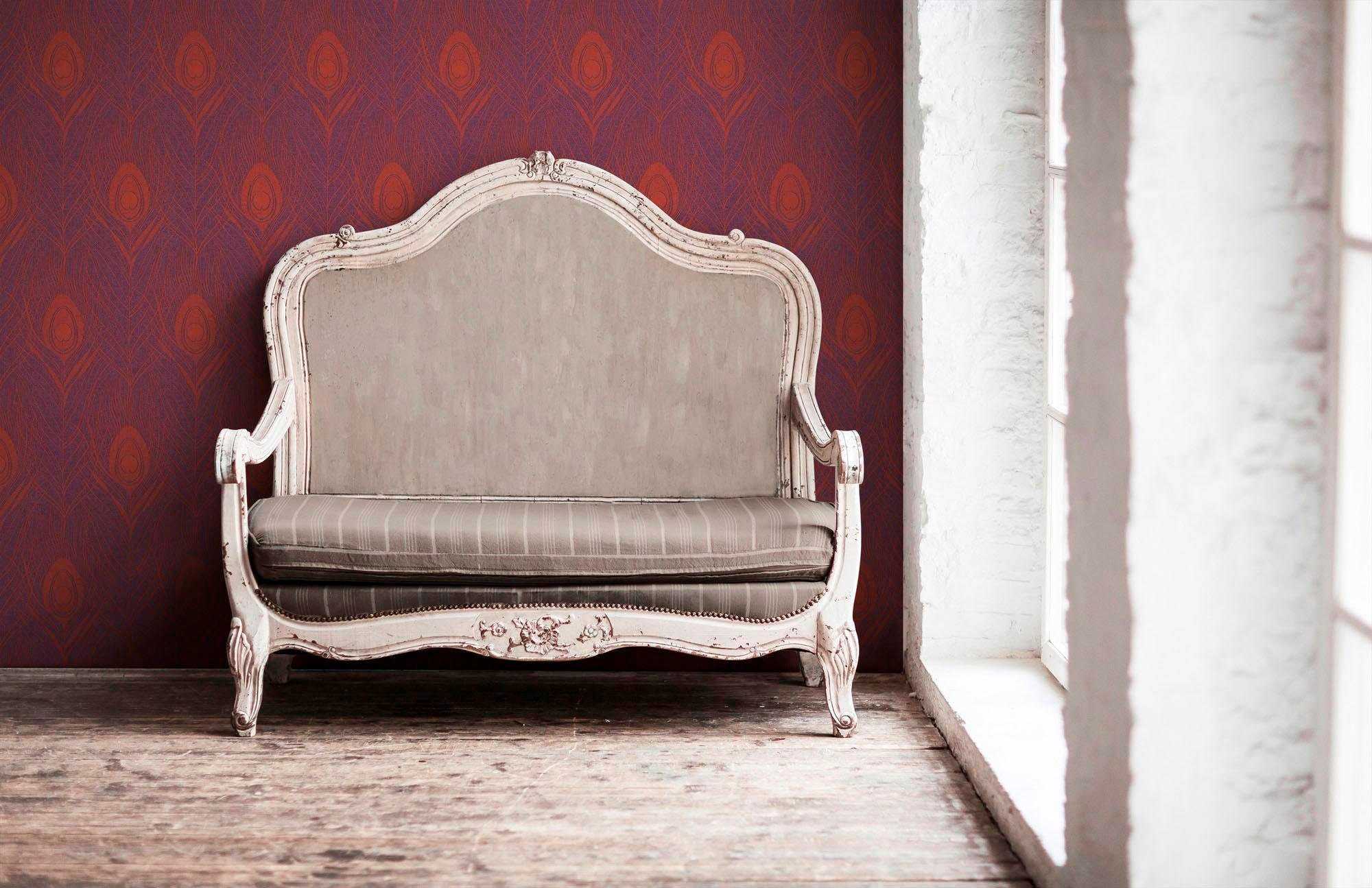 Architects Paper Vliestapete »Absolutely Chic« Motiv | abstrakt | naturalistisch glatt Designtapete Tapete Federn Tapeten Wohnzimmer Schlafzimmer Küche Optik