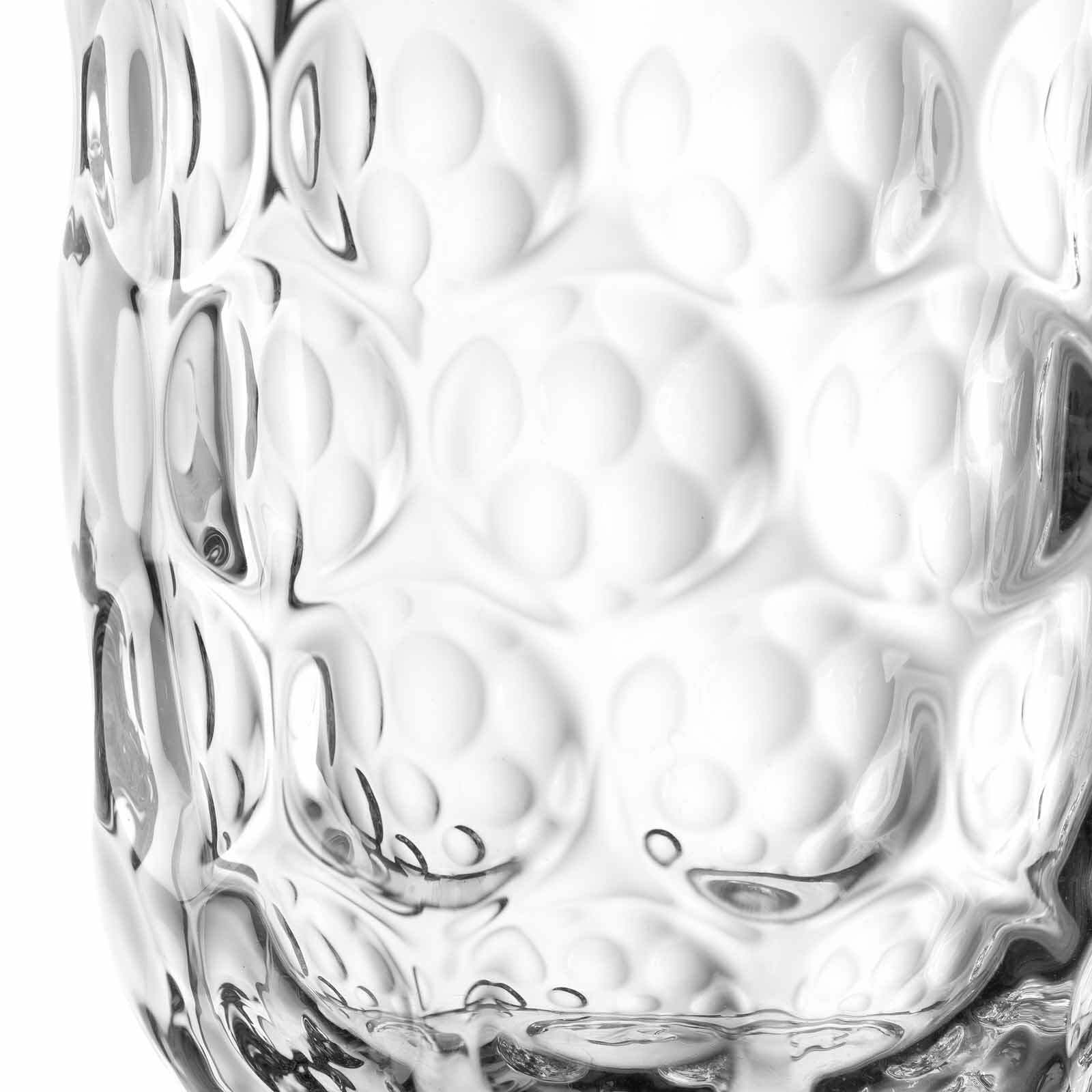 LEONARDO Latte-Macchiato-Glas »Latte Macchiato Gläser (1) Gocce 390 ml 2er Set transparent«