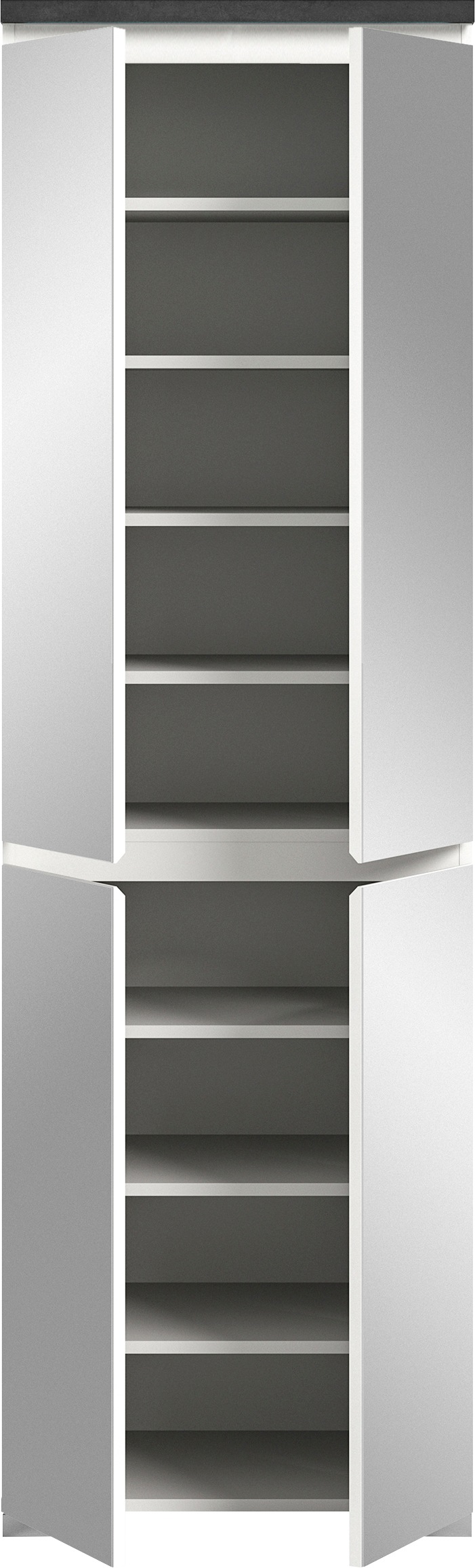 INOSIGN Schuhschrank »Skoskap, Tiefe 40 cm, 4 Türen, 9 Fächer, 7 verstellbare Einlegeböden«, Platz für ca. 27 Schuhpaare, Hochschrank, Spiegelschrank,Dielenschrank