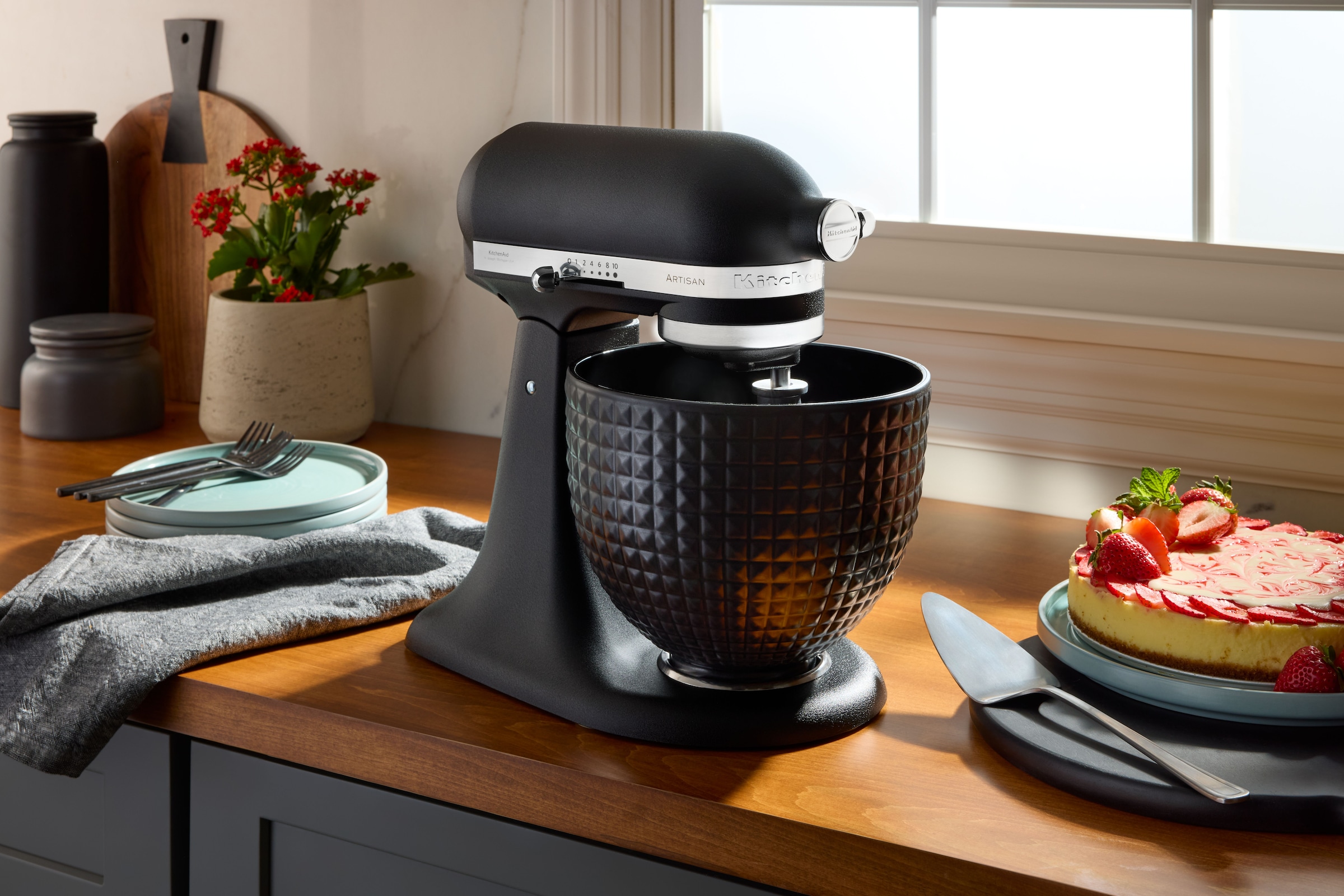 KitchenAid Küchenmaschine »5KSM156CXEBK« Design Serie