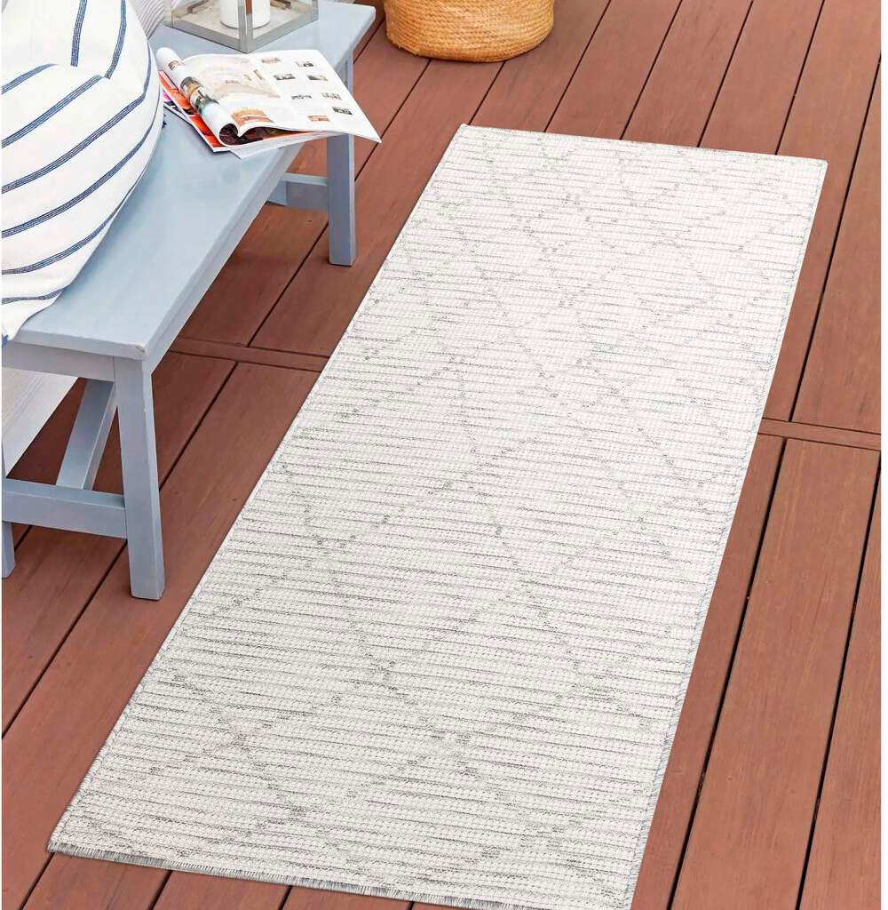 Carpet City Teppich »Palm«, rechteckig, Wetterfest & UV-beständig, flach  gewebt bei OTTO