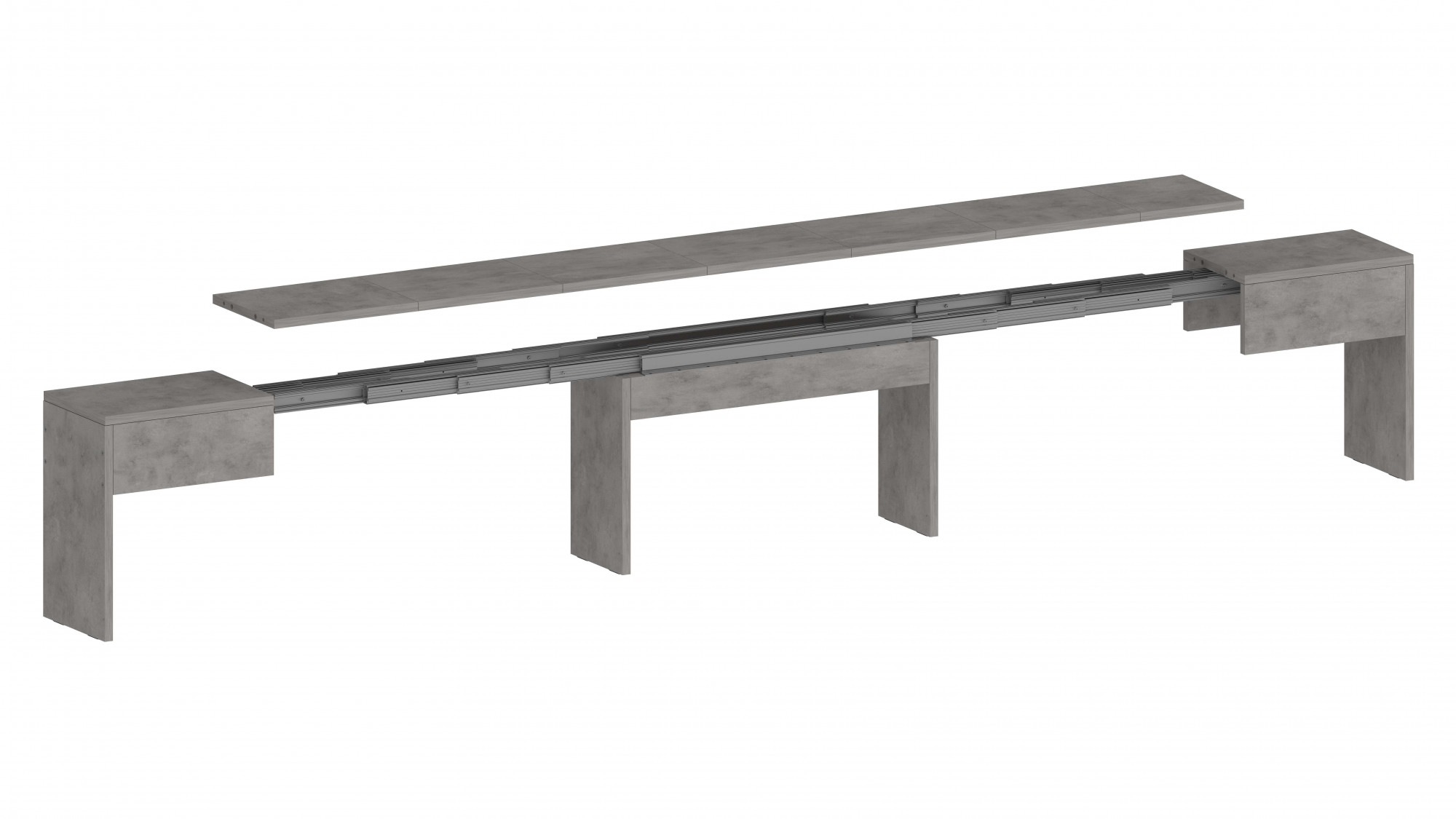 INOSIGN Sitzgruppe »Praktika« Spar-Set, Set beinhaltet 2 Bänke, 2 Stk. tlg. Je Bank ausziehbar bis 290 cm