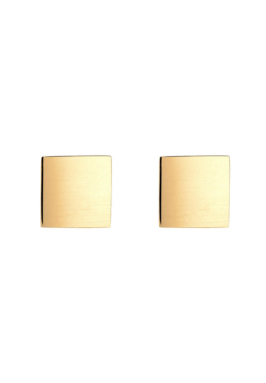 Elli Paar Ohrstecker »Ohrringe Viereck Geo Minimal Trend Matt 925 Silber Angolare«