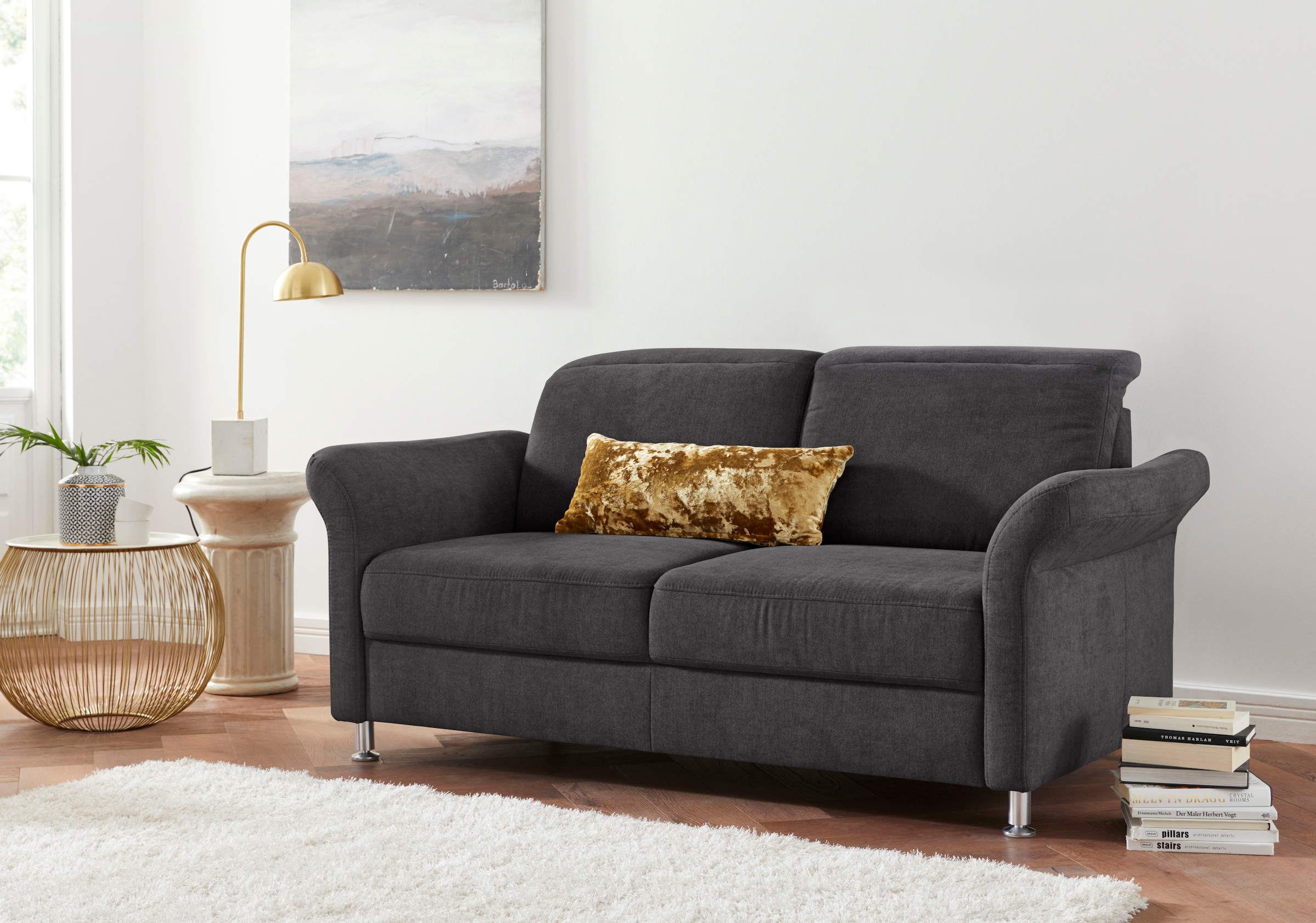 sit&more 2,5-Sitzer »Darwin« inklusive Federkern, wahlweise mit Kopfteilverstellung