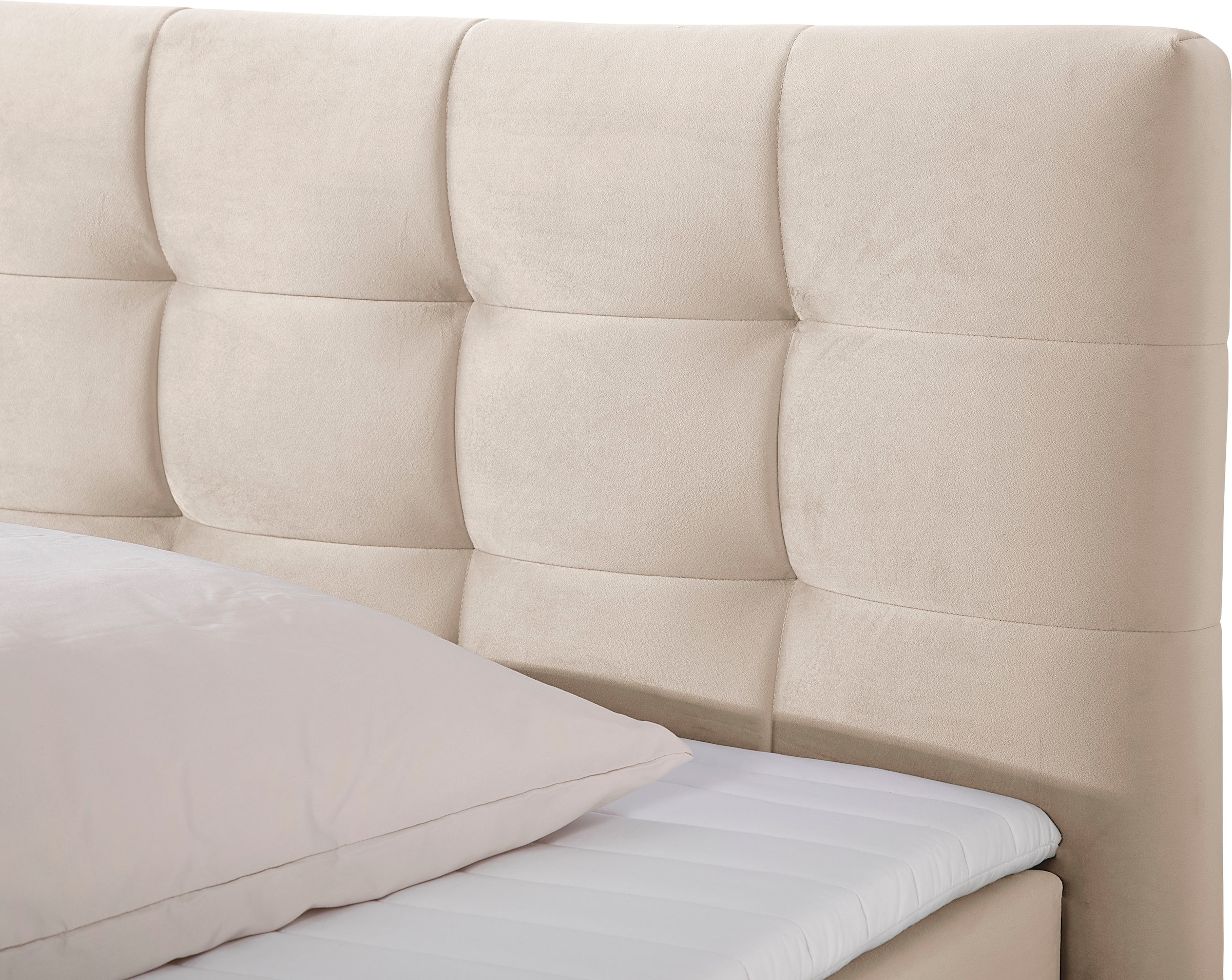 Home affaire Boxspringbett »Moulay«, inkl. Topper, in Überlänge 220 cm, 3 Härtegrade, auch in H4