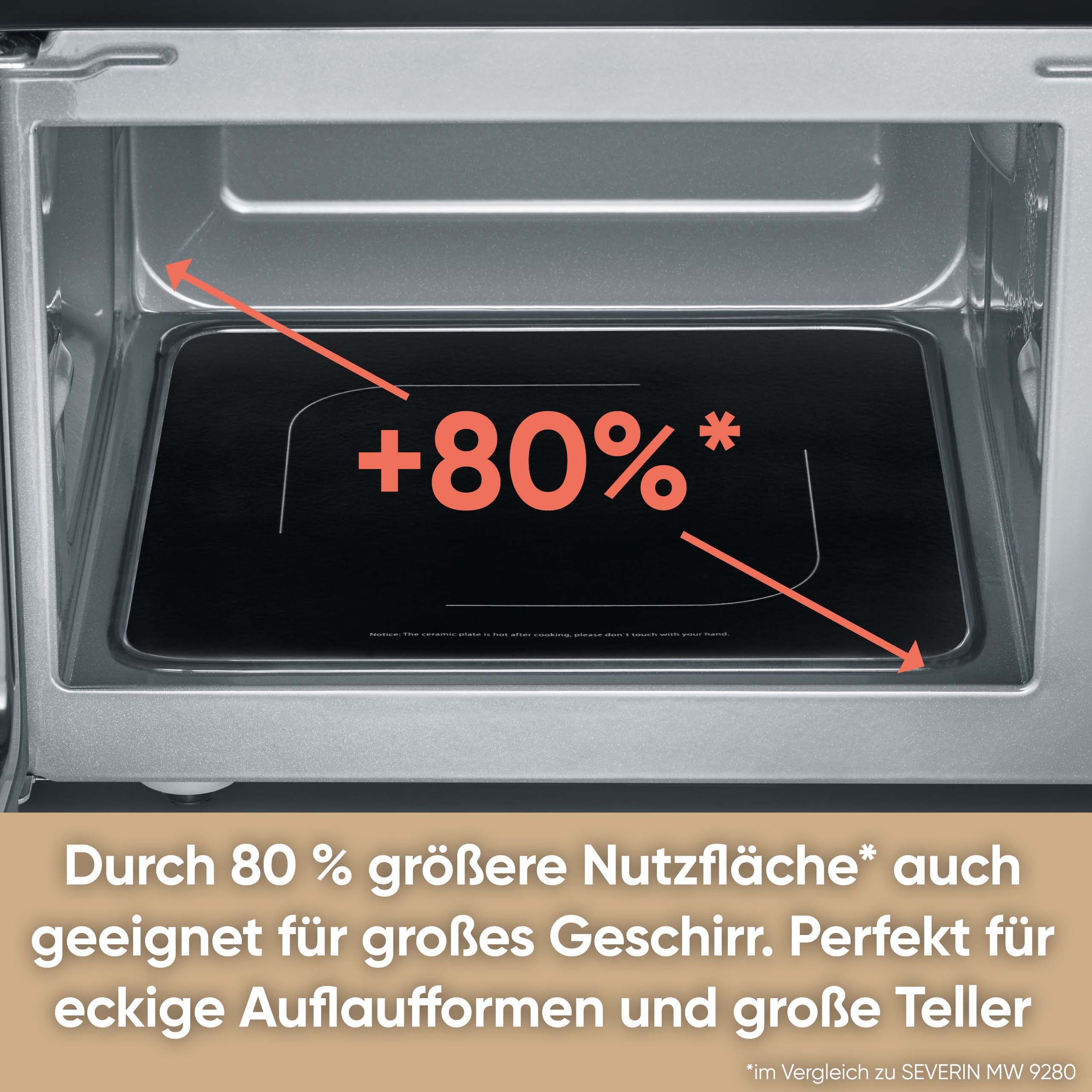 Severin Mikrowelle »MW 7777« Grill | Heißluft | Mikrowelle 900 W mit 8 Automatikprogrammen