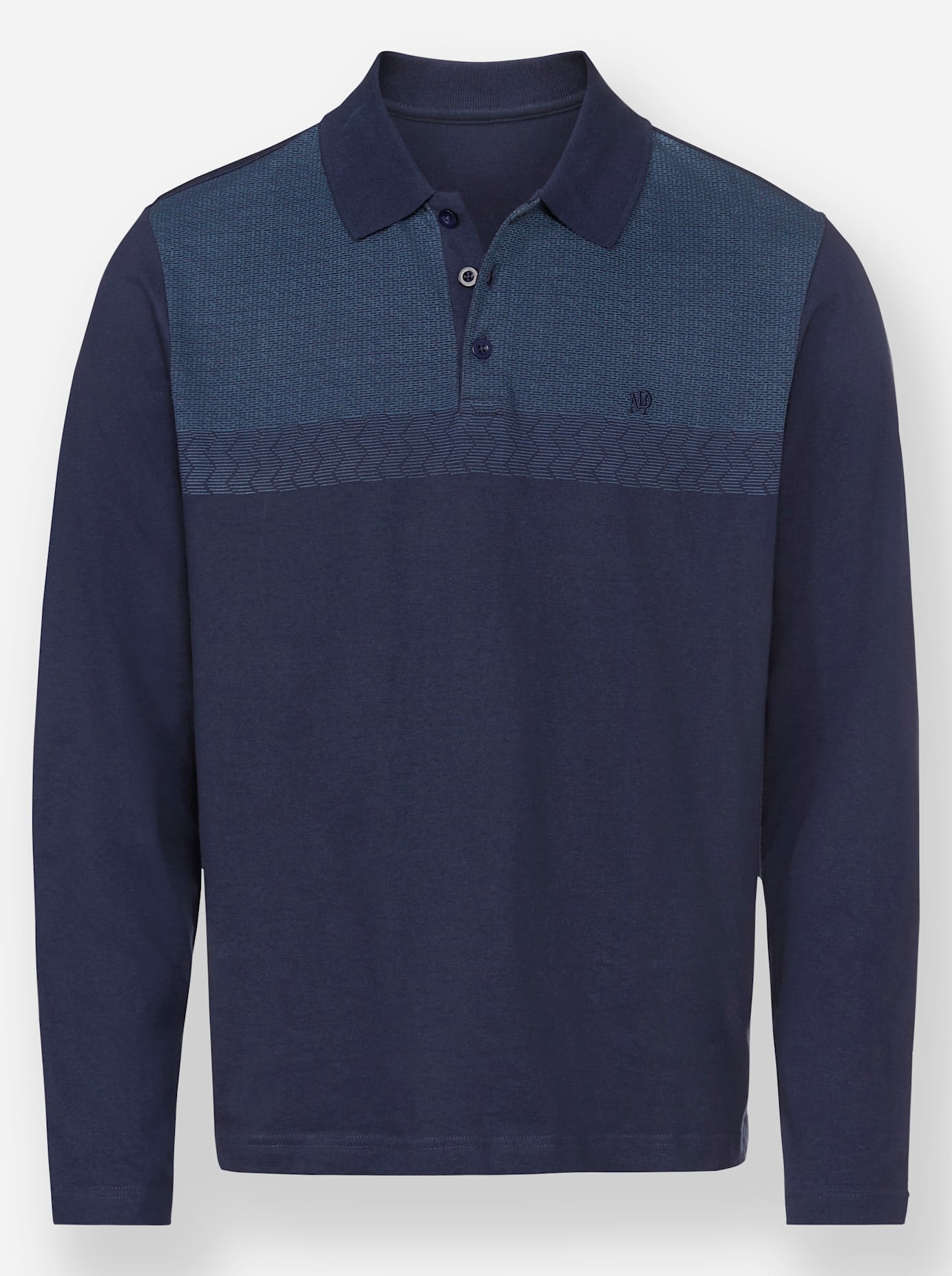 Marco Donati Poloshirt »Langarm-Poloshirt«, (1 tlg.)