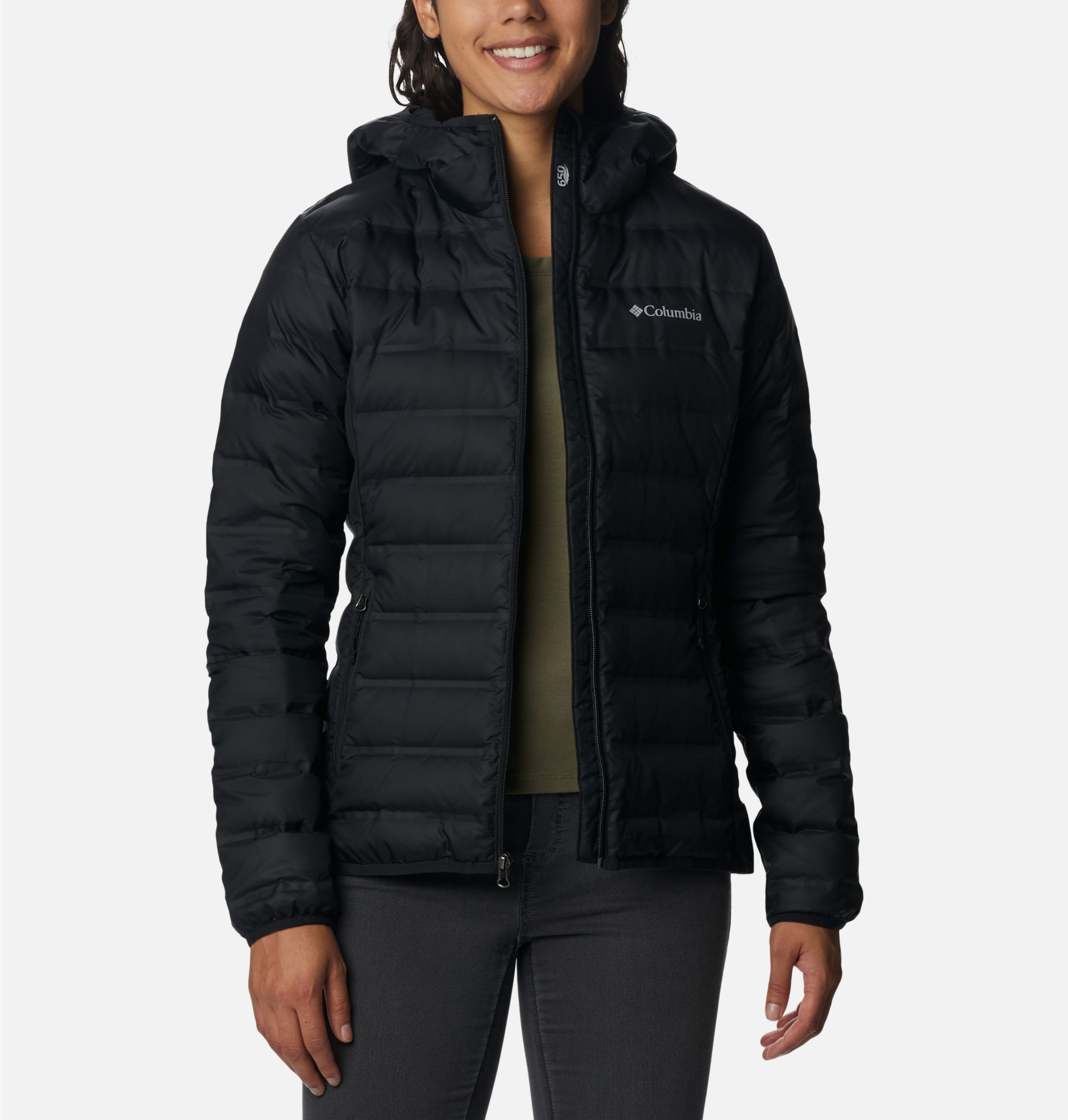 Columbia Daunenjacke »Lake 22 II Down Hooded Jacket« Übergangsjacke die Wasserabweisend ist