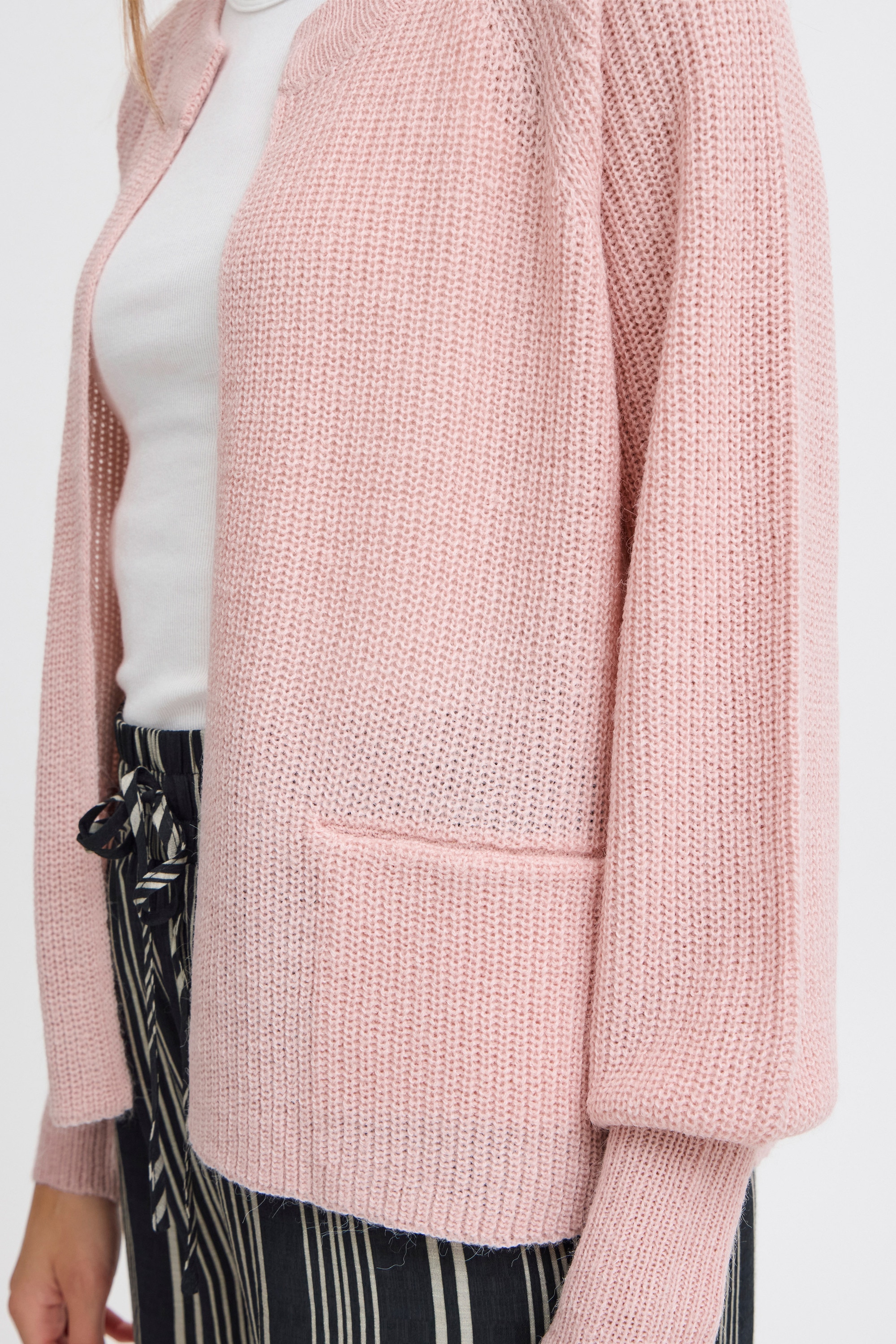fransa Strickfleece-Pullover »Strickpullover FRERETTA CAR 4«