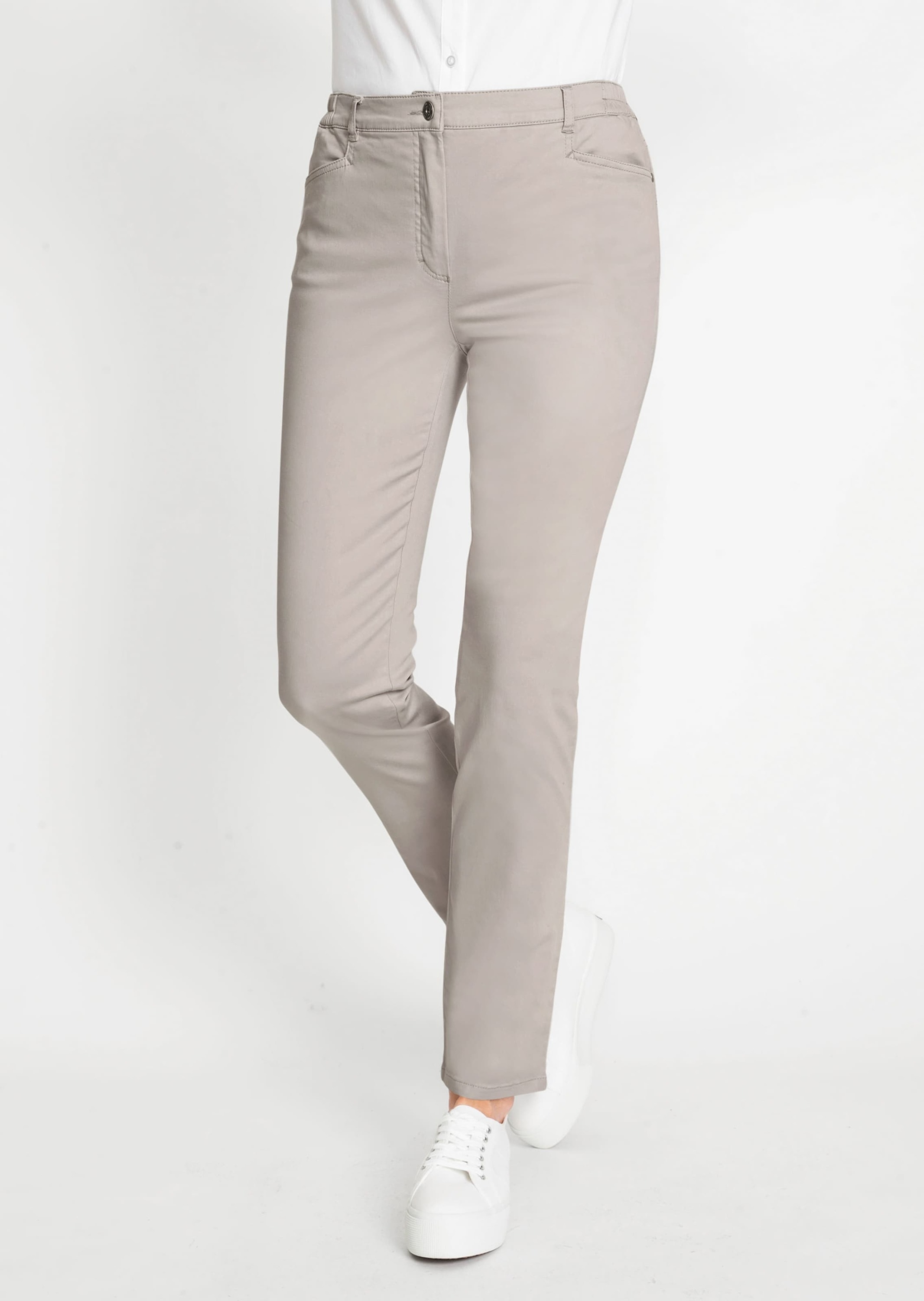 GOLDNER Stoffhose »Kurzgröße Leichte Baumwoll-Hose ANNA«