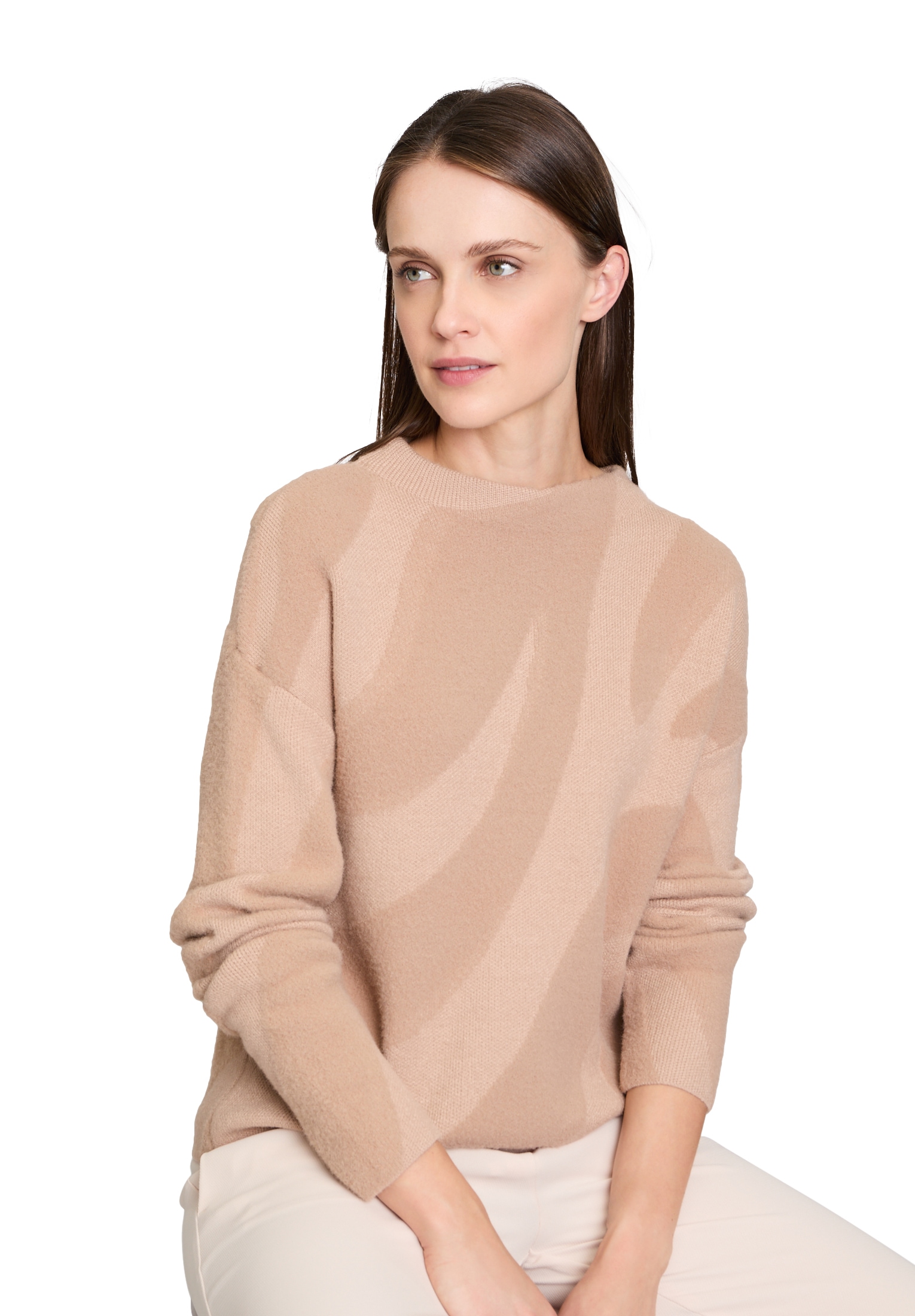 Betty&Co Strickpullover »Strickpullover mit Jacquard«