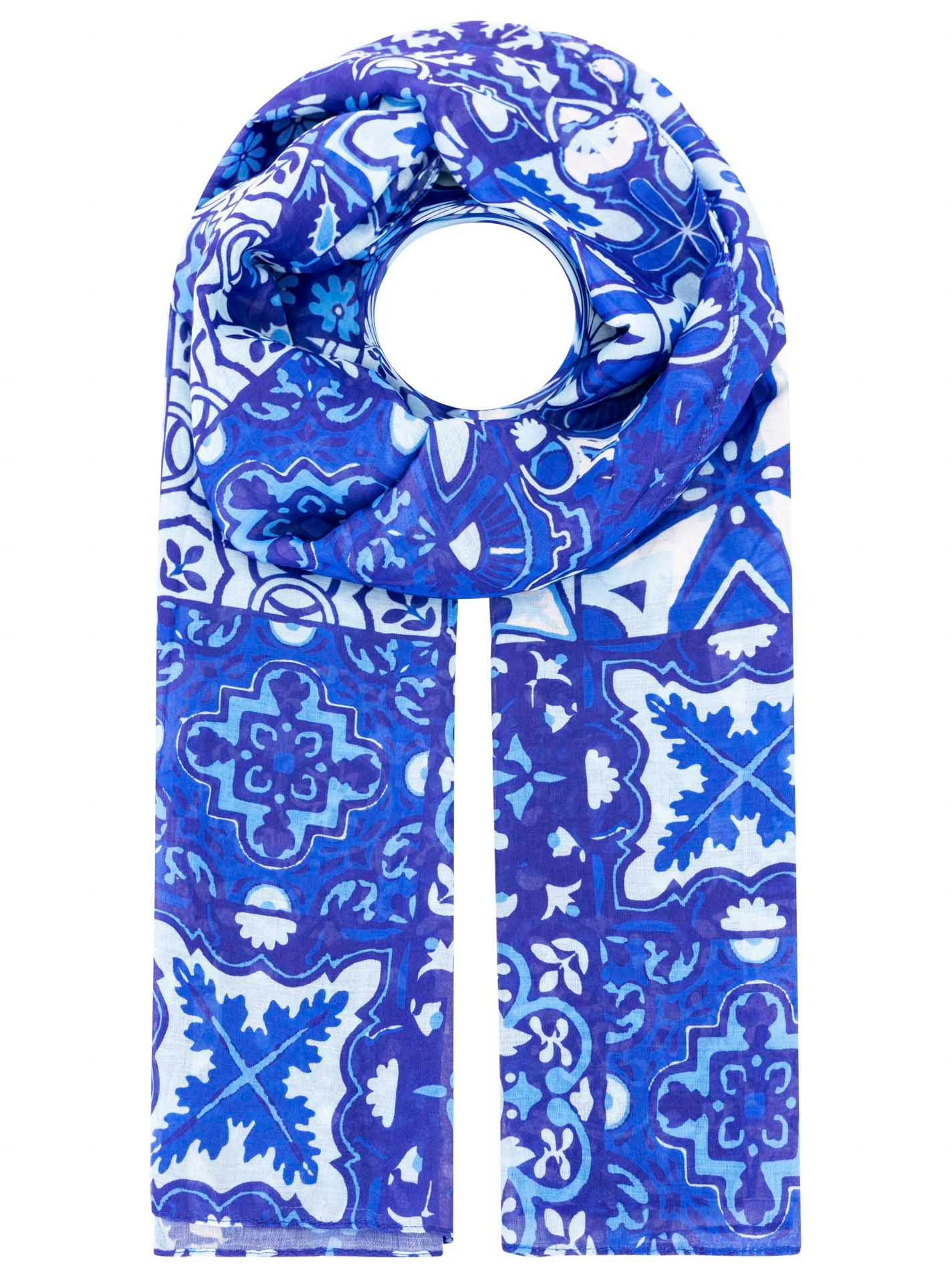 Zwillingsherz Schal »"Mosaik"« klassisches Muster, transparent