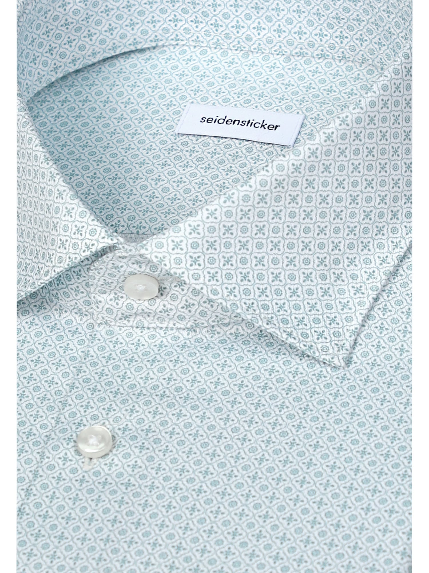 seidensticker Businesshemd »Schwarze Rose« Shaped 1/1 Extra lang Kentkragen Druck