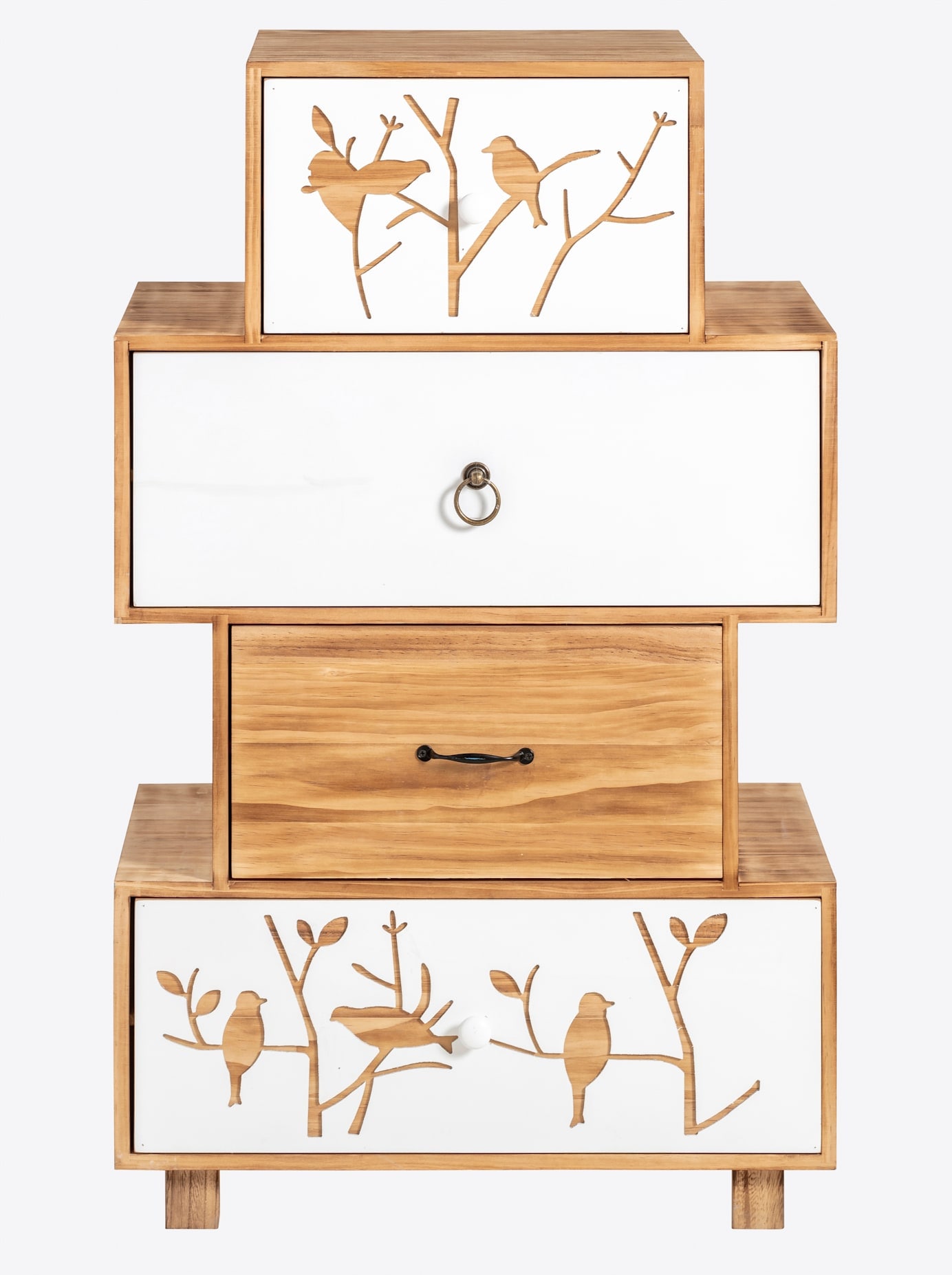 Heine Home Kommode in beige, Größe B/H/T: 55 cm x 90 cm x 36 cm