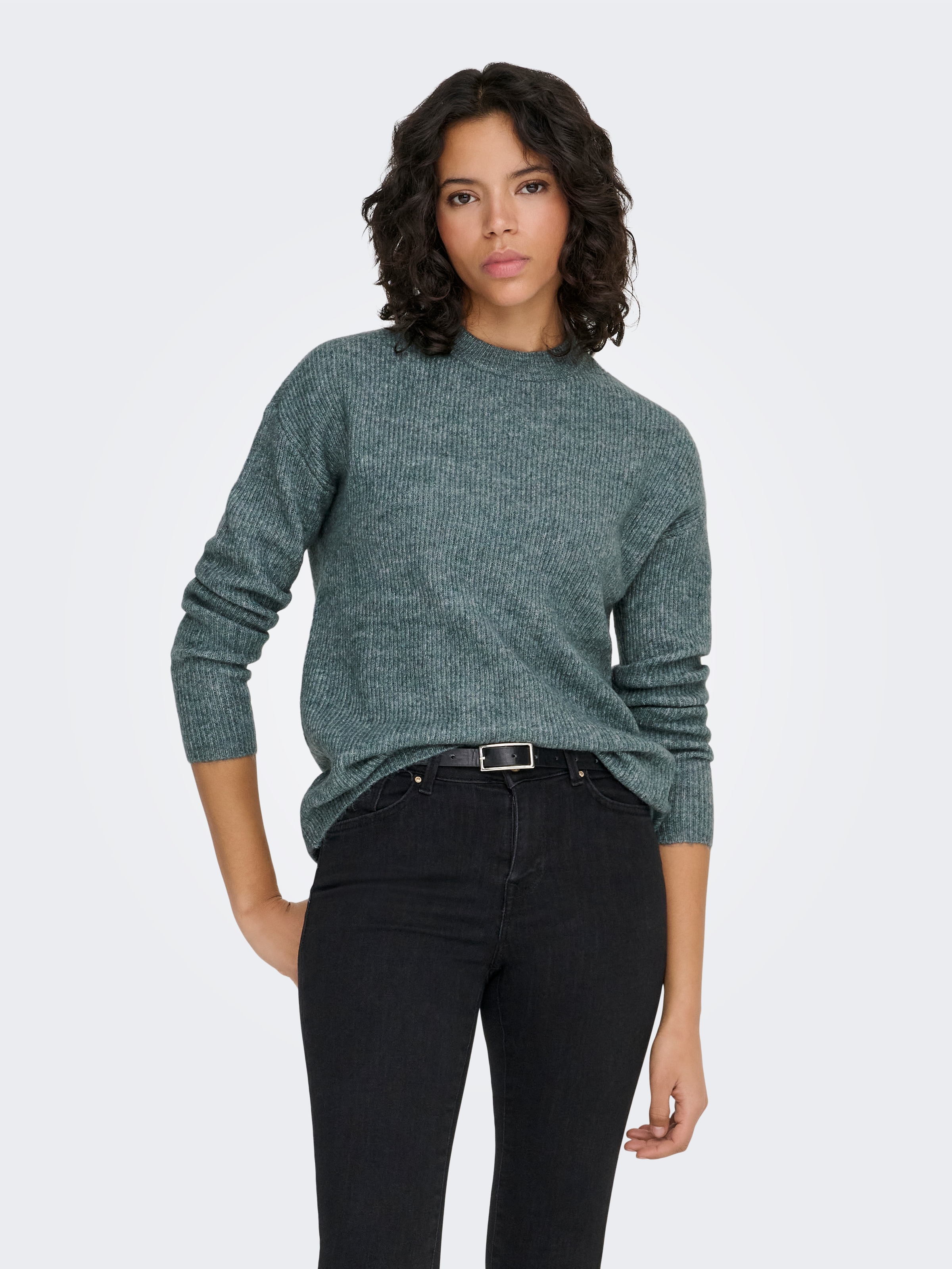 ONLY Strickpullover »ONLCAMILLA O-NECK L/S PULLOVER KNT«