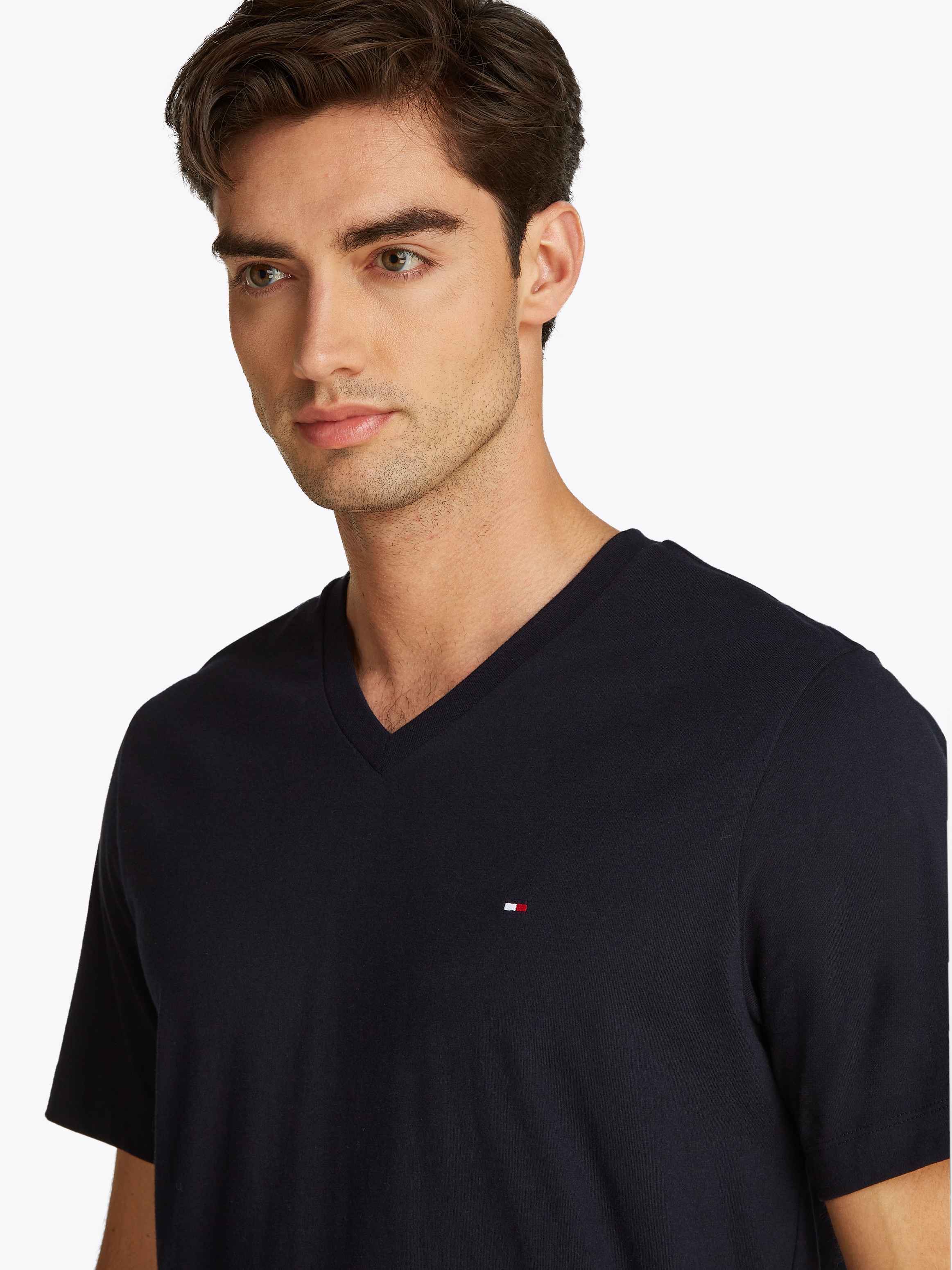 Tommy Hilfiger V-Shirt »ESSENTIAL V-NECK TEE«