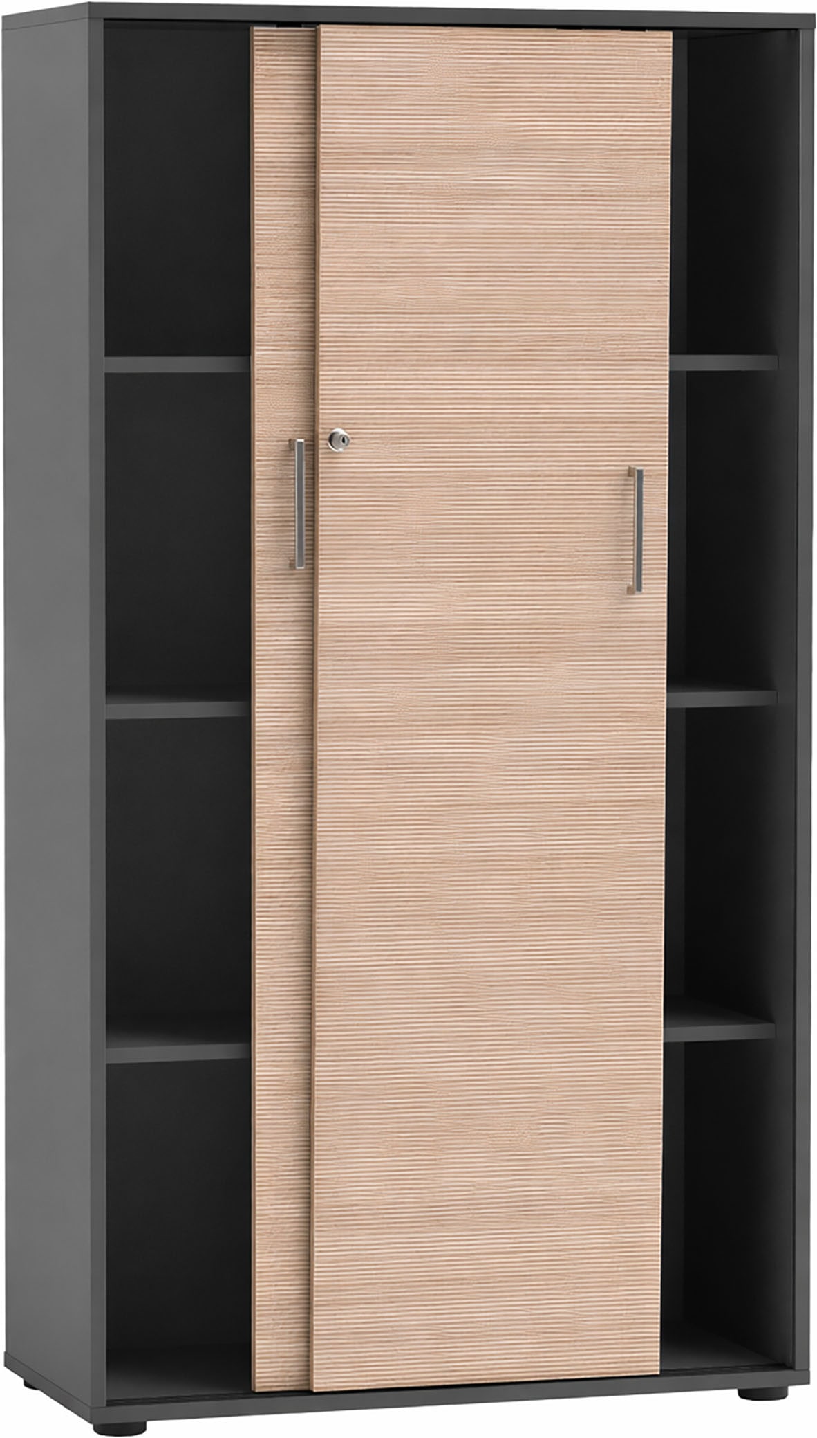Schildmeyer Schiebetürenschrank »METZ, Aktenschrank abschließbar, Höhe 150 cm, MADE IN GERMANY« 1 Stk. tlg. Fronten in Canello,  MADE IN GERMANY
