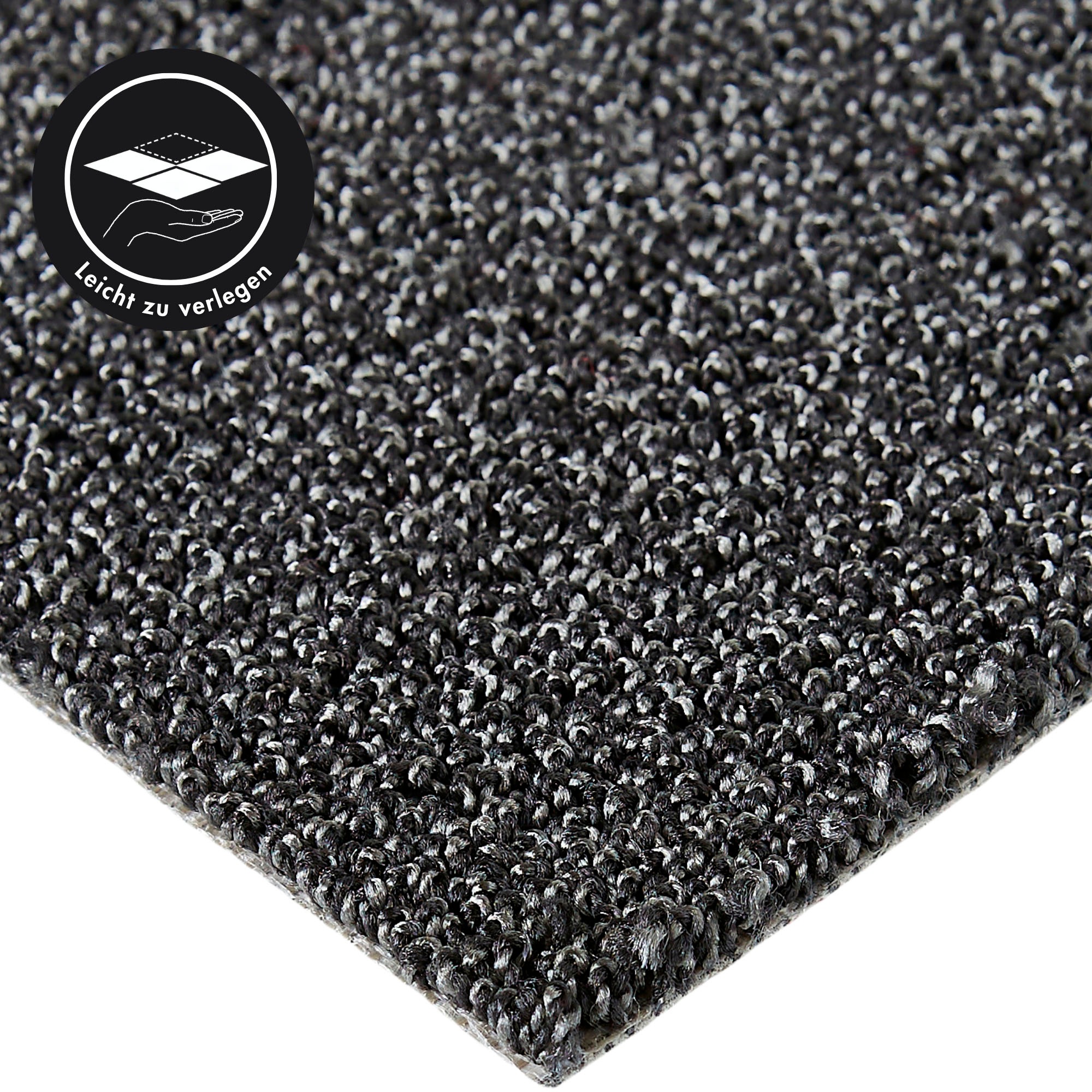 Andiamo Teppichboden »Rubinoy, Schlinge, Made in Belgium«, rechteckig, 0,8 mm Höhe, Breite 400 cm oder 500 cm, Wohnzimmer, strapazierfähig & robust