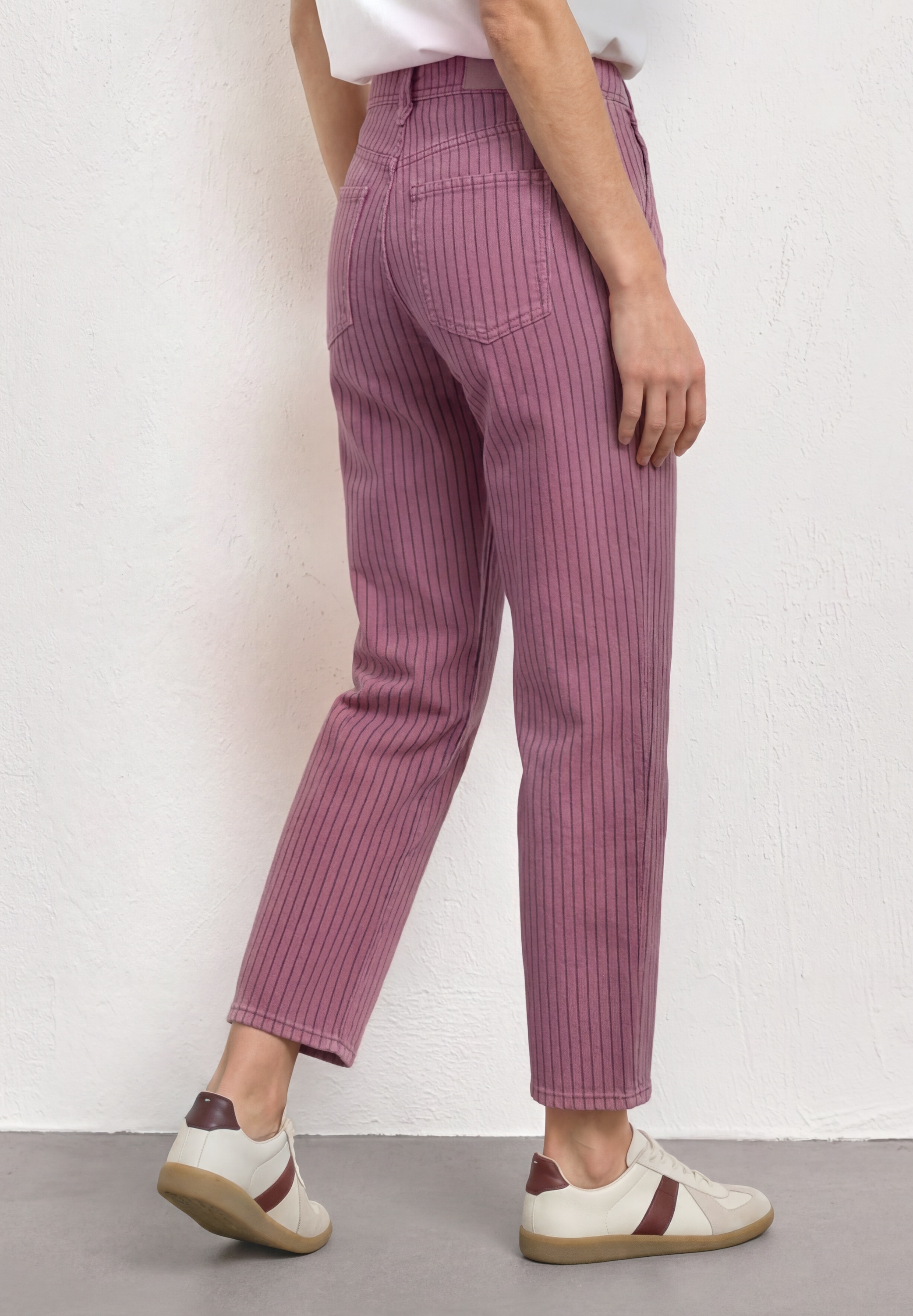 STREET ONE Straight-Jeans »Style Amalia« mit Streifen und Stretch