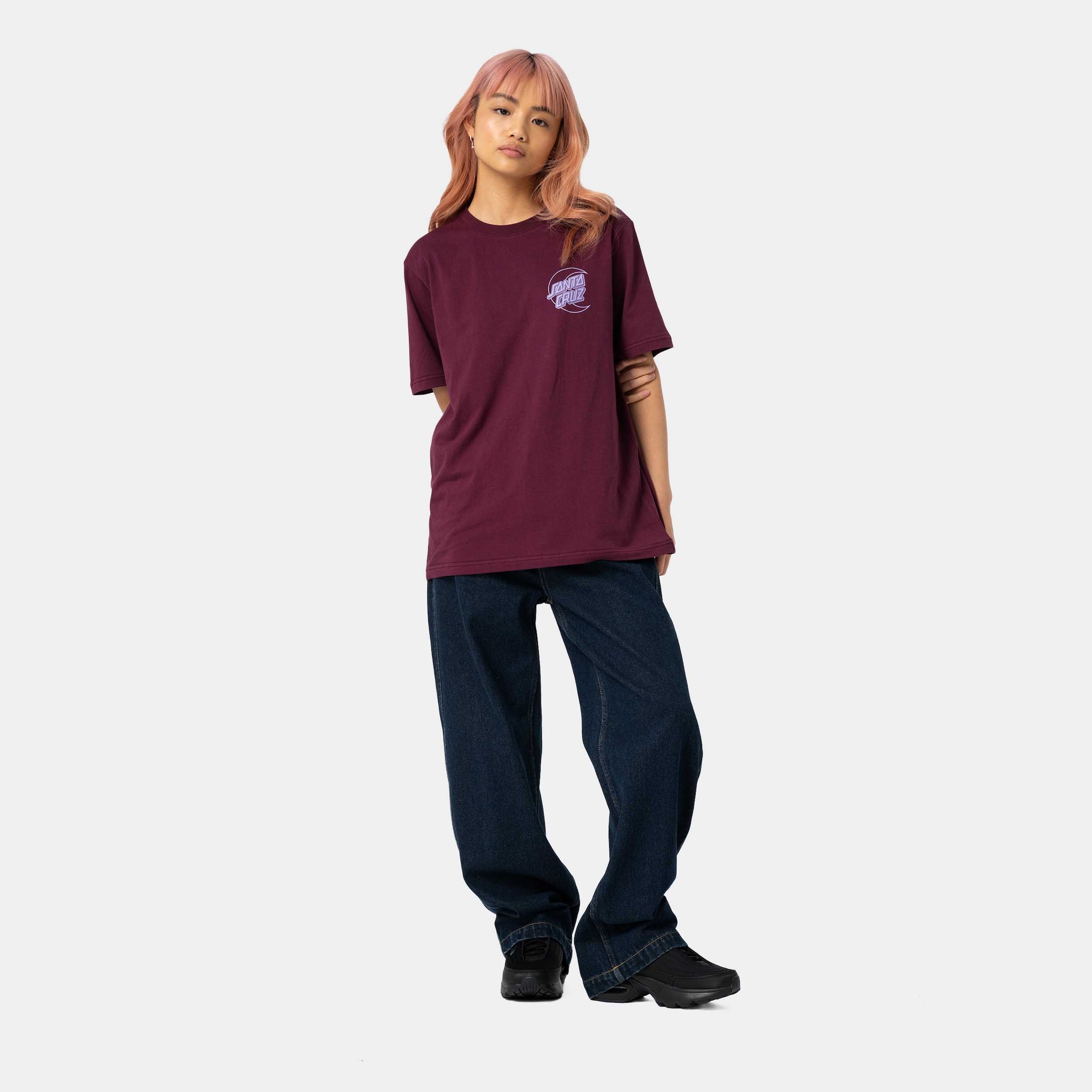 Santa Cruz T-Shirt »IMPRINT MOON DOT T-SHIRT«, (1 tlg.)