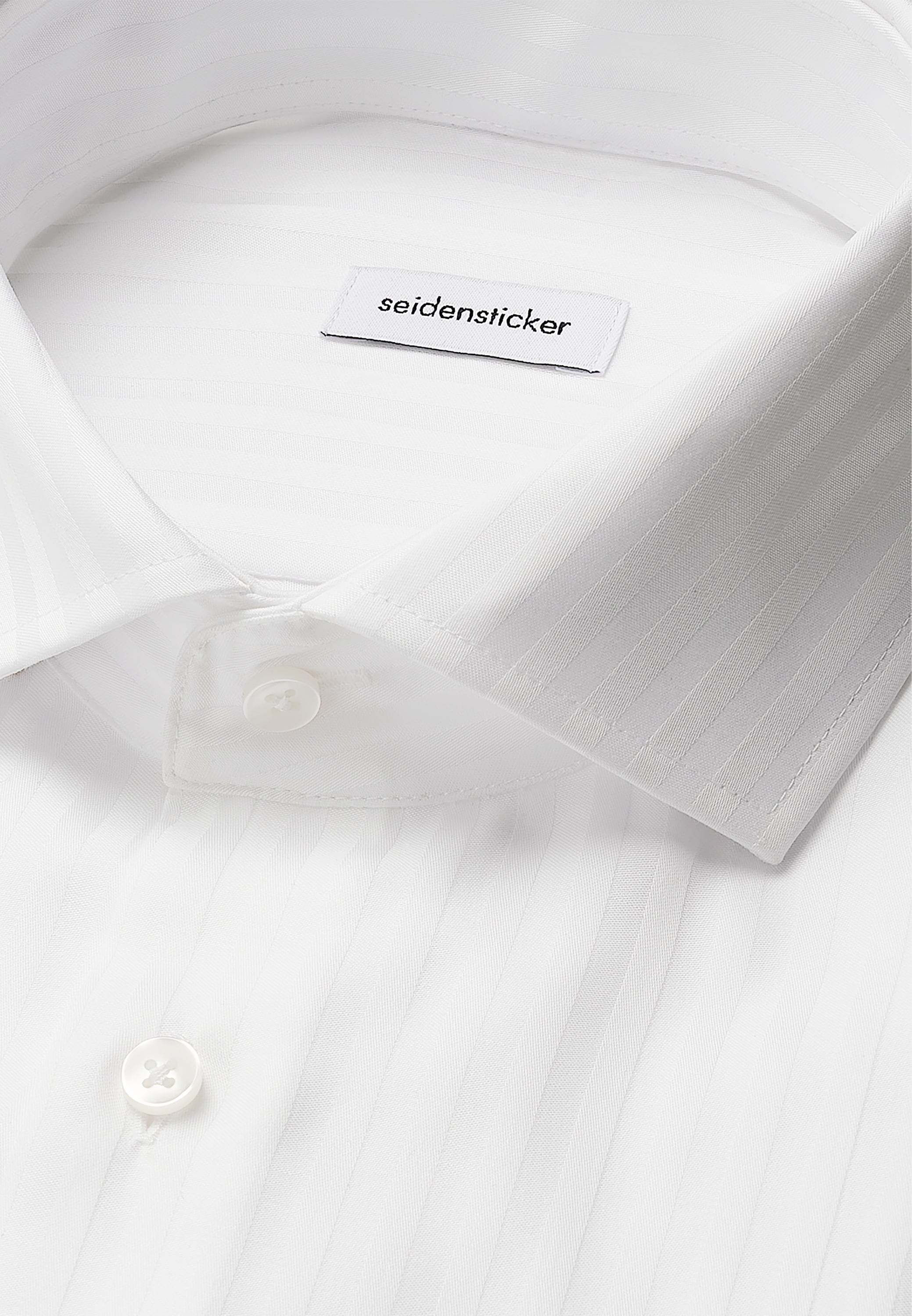 seidensticker Businesshemd »Schwarze Rose«, Regular 1/1 Kentkragen Gestreift