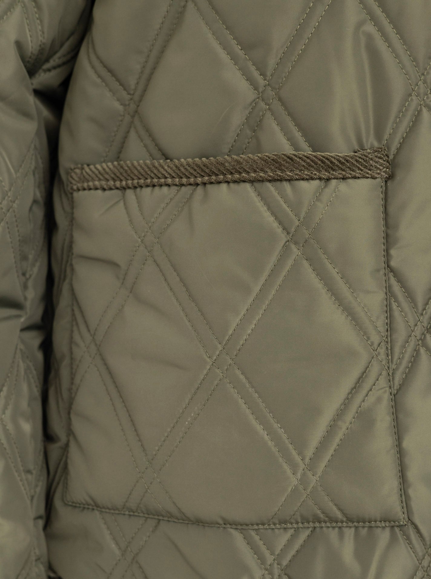 Zwillingsherz Steppjacke »"Classic"« Kordkragen, Knopfleiste und Taschen
