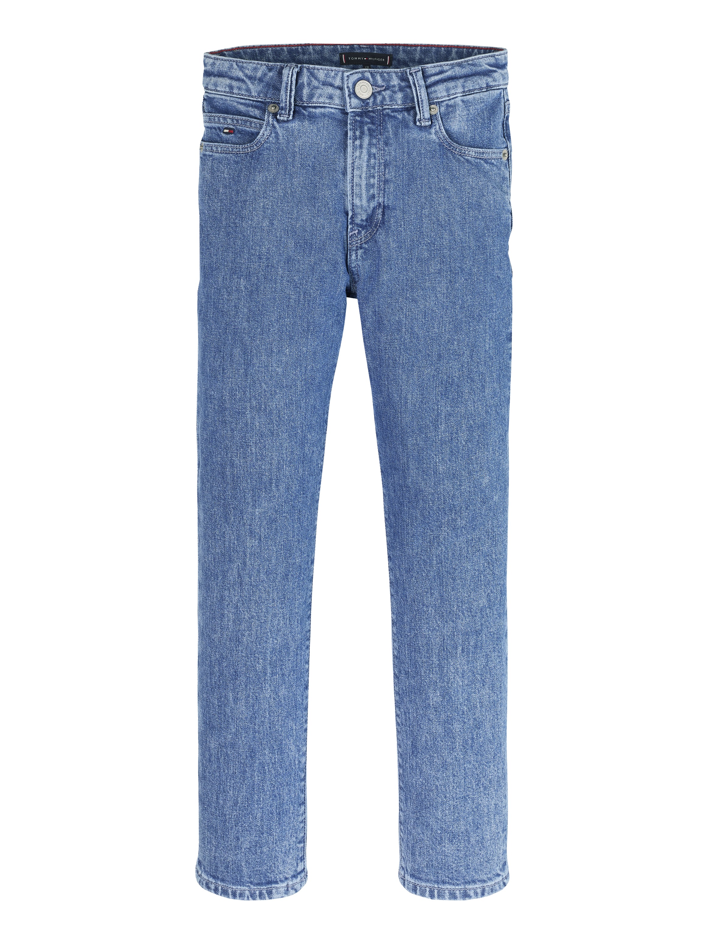 Tommy Hilfiger Straight-Jeans »MODERN STRAIGHT SALT&PEPPER«, mit Logostickerei