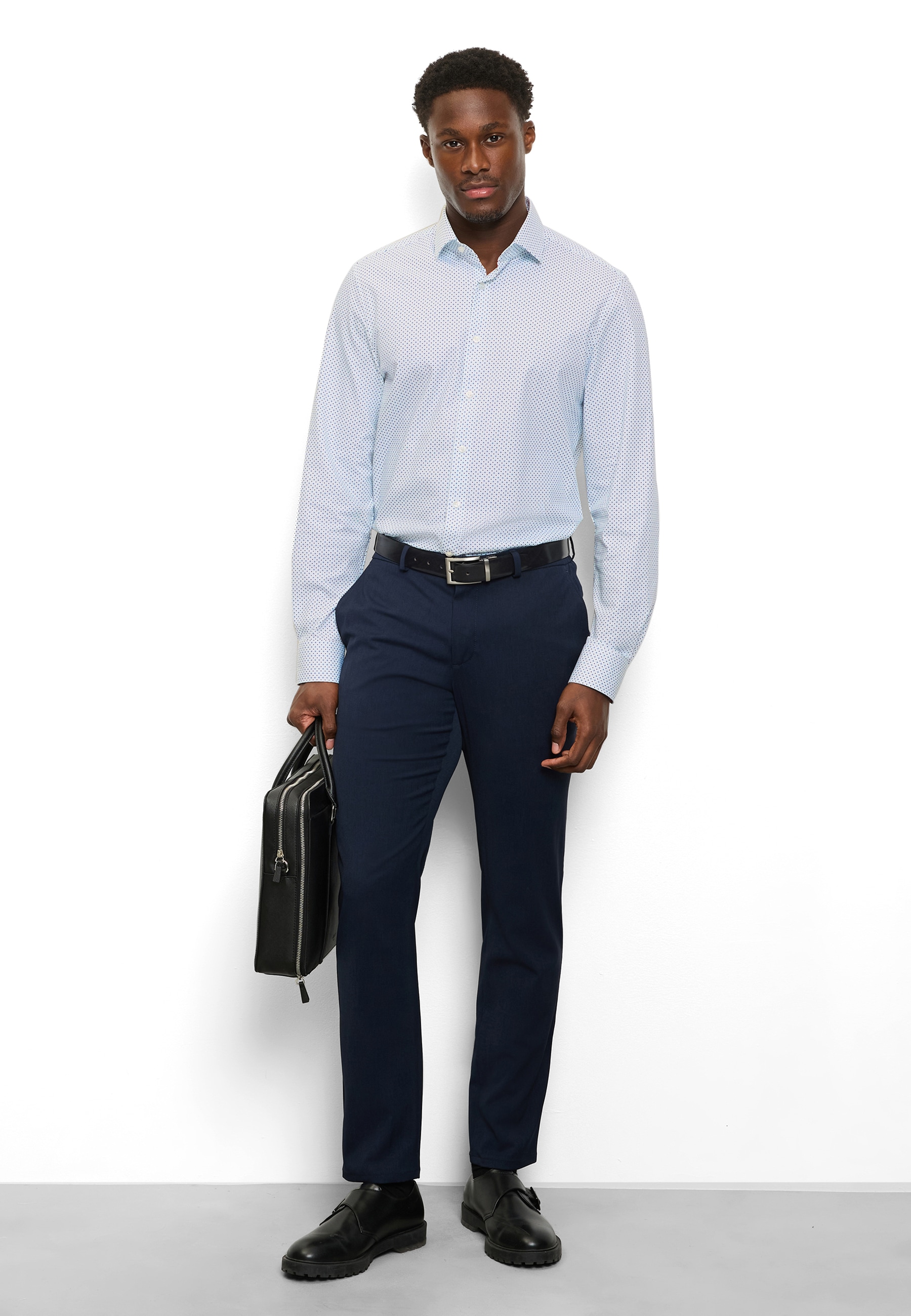 OLYMP Langarmhemd »Level Five« Businesshemd, body fit, Kentkragen, Climate Control