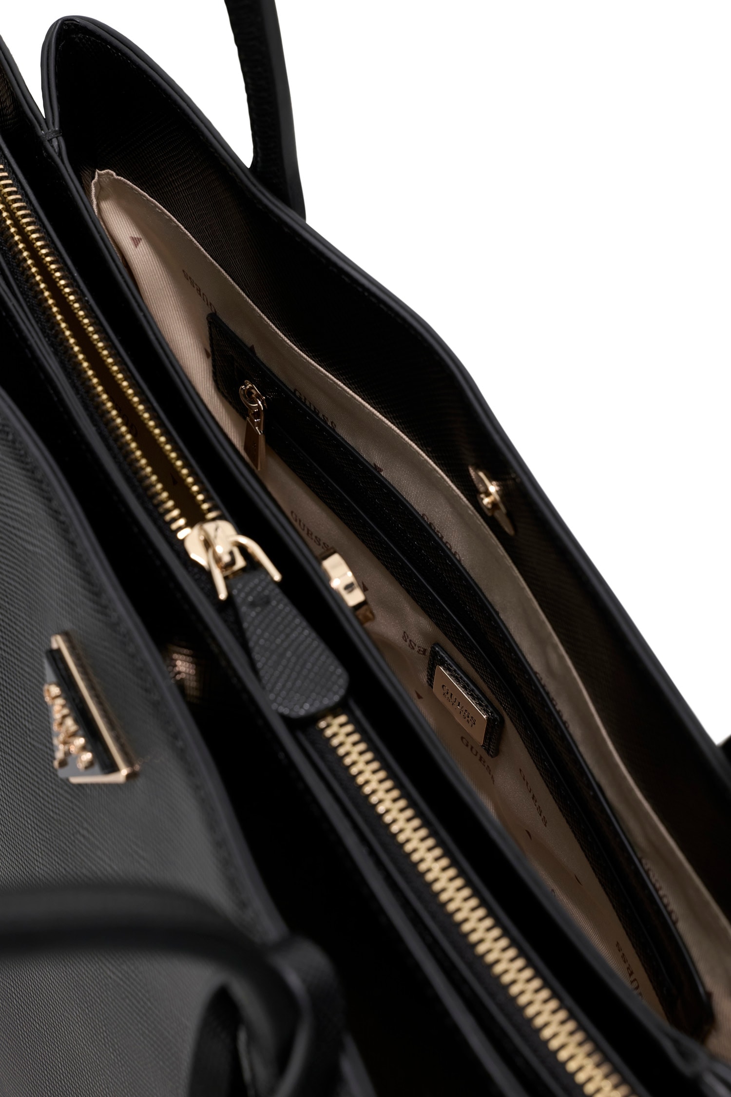 Guess Shopper »NOELLE II TECH TOTE« Damen Umhängetasche, Schultertasche mit abnehmbarem Anhänger