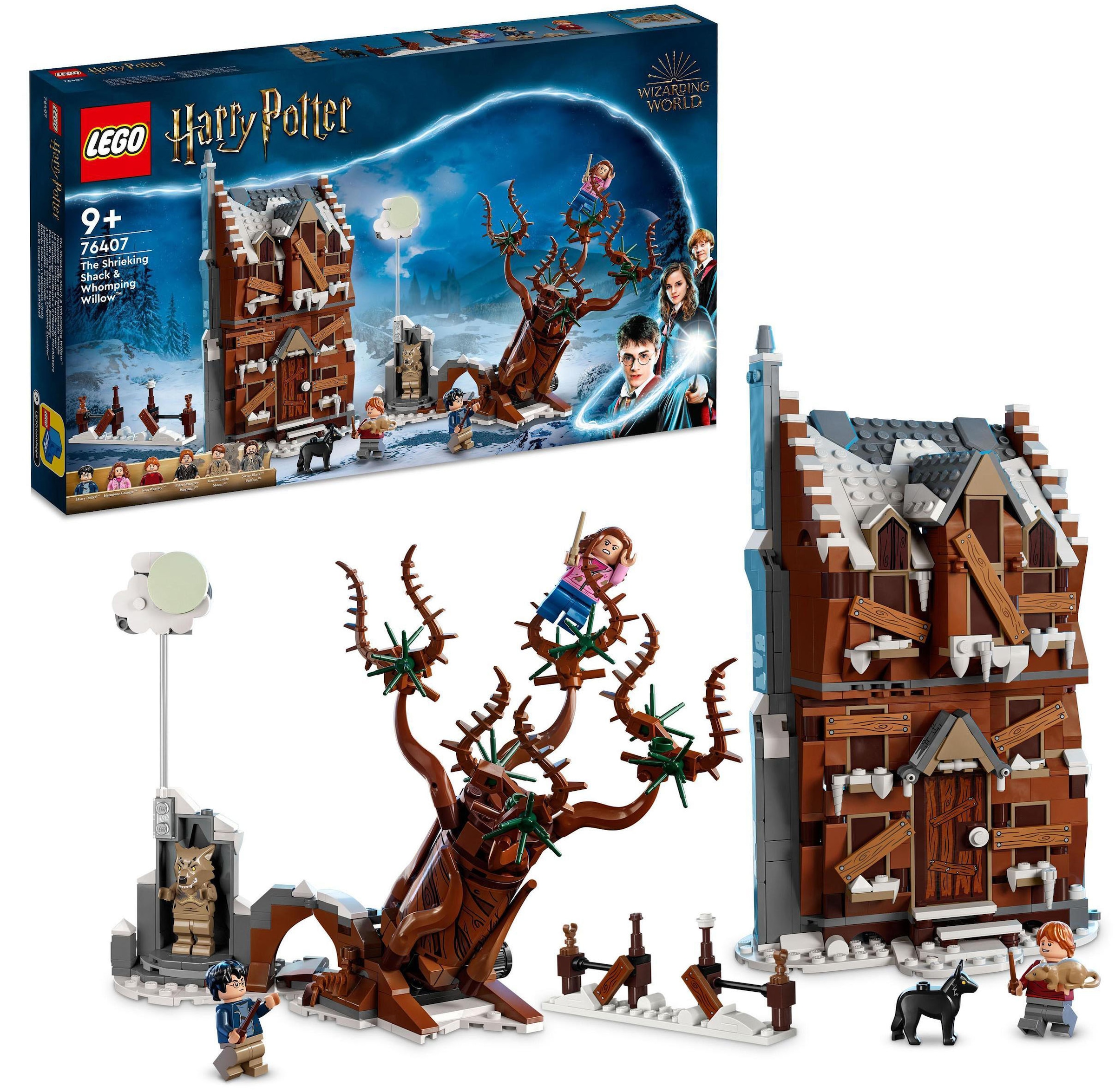 Konstruktionsspielsteine »Heulende Hütte und Peitschende Weide (76407), LEGO® Harry...