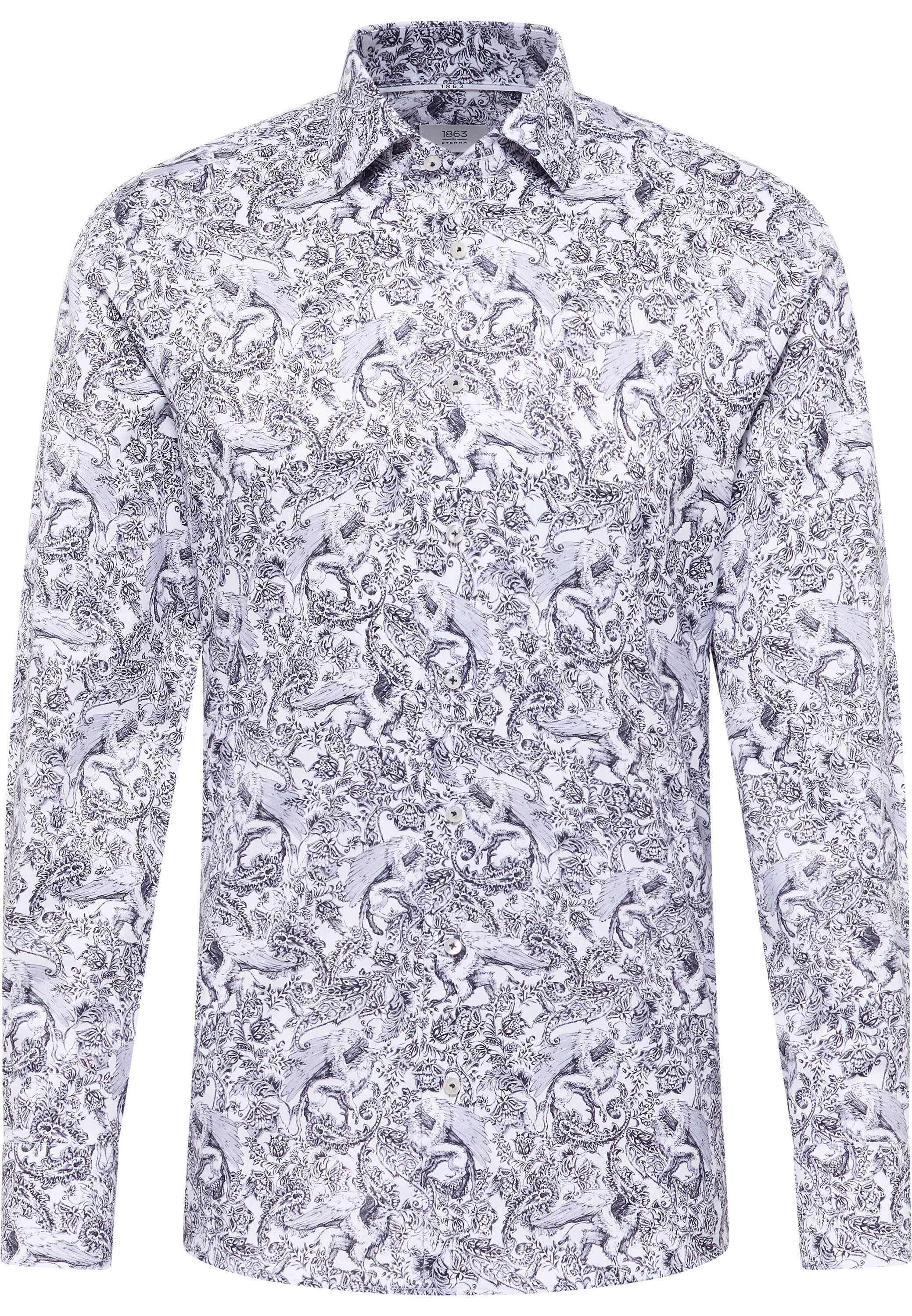 Eterna Langarmhemd »SLIM FIT«, NON IRON (bügelfrei)