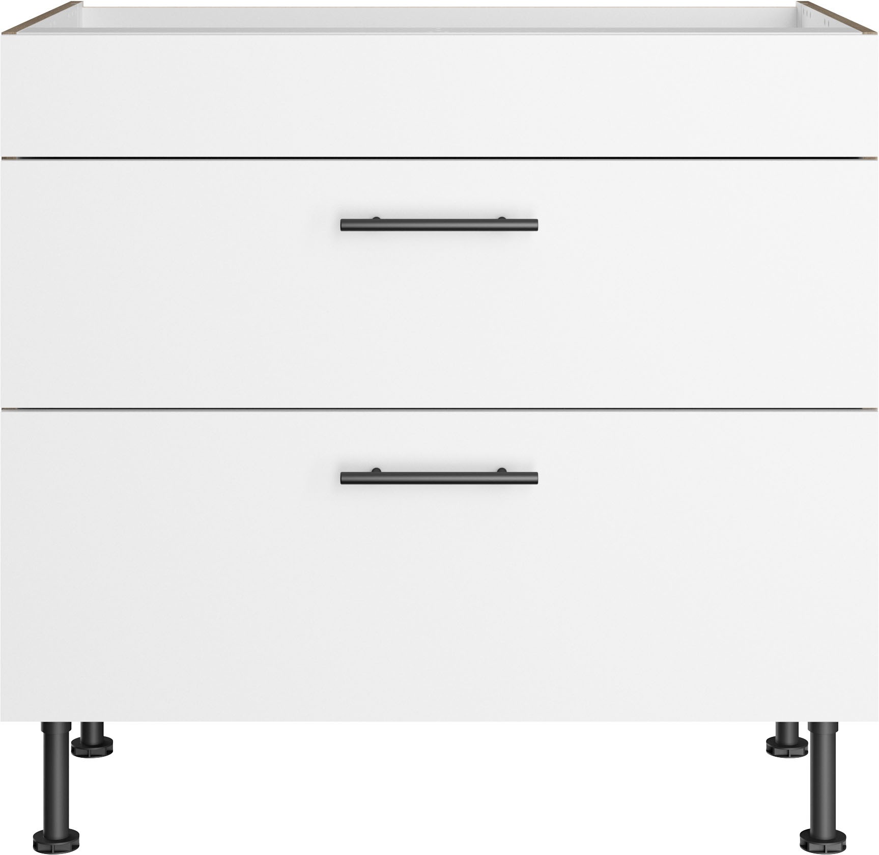 OPTIFIT Kochfeldumbauschrank »Fiona« Breite 90 cm, mit 2 Auszügen und höhenverstellbaren Stellfüßen