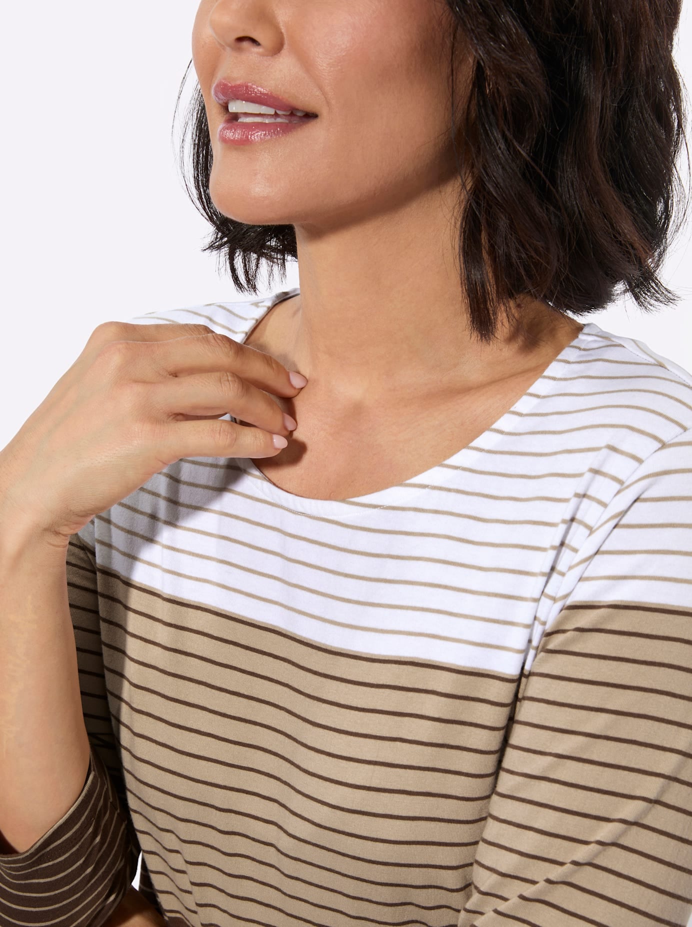 Casual Looks 3/4-Arm-Shirt »Ringelshirt« 1