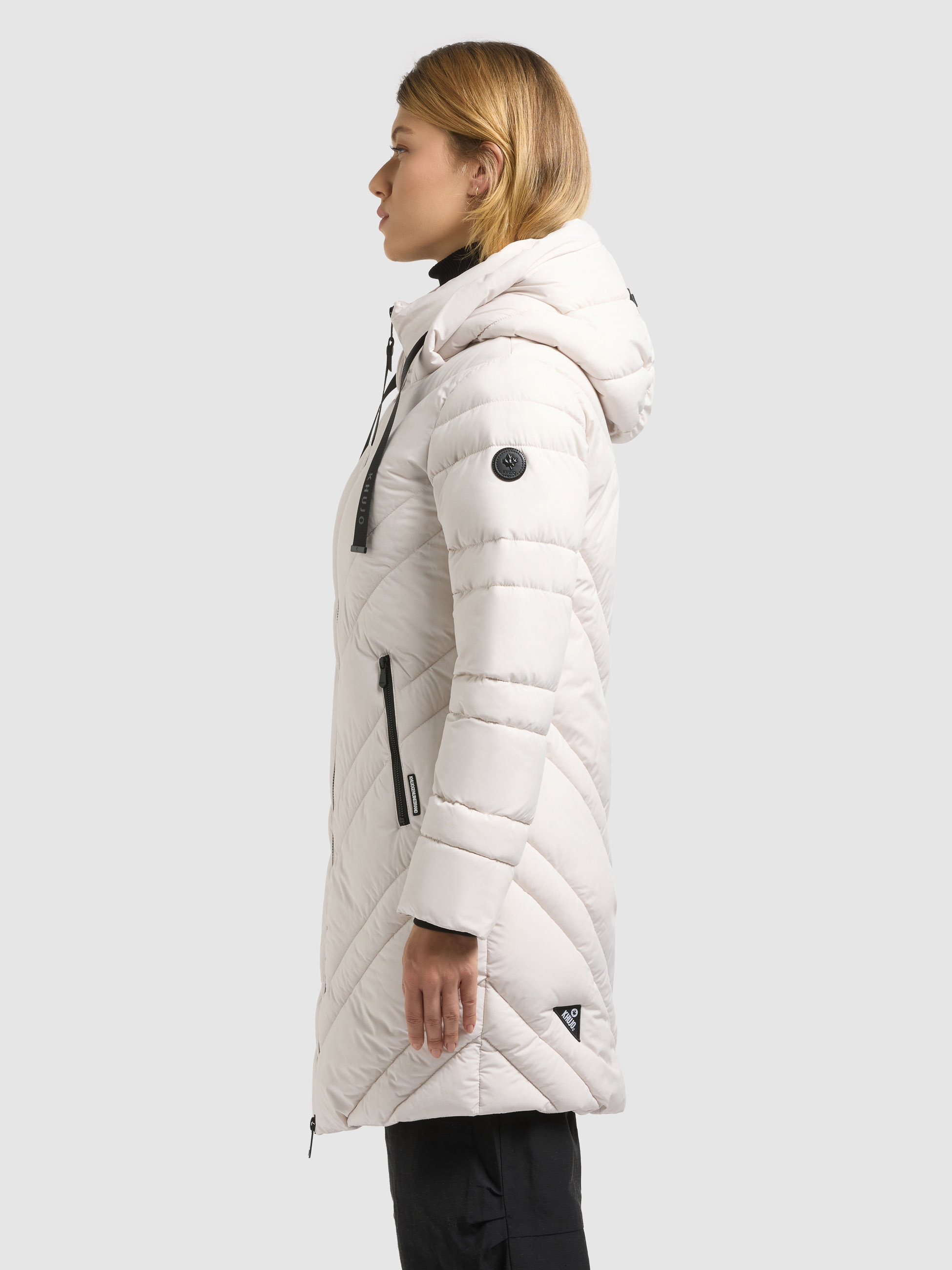 khujo Steppmantel »TABY2« Taschenbeutel mit Fleece
