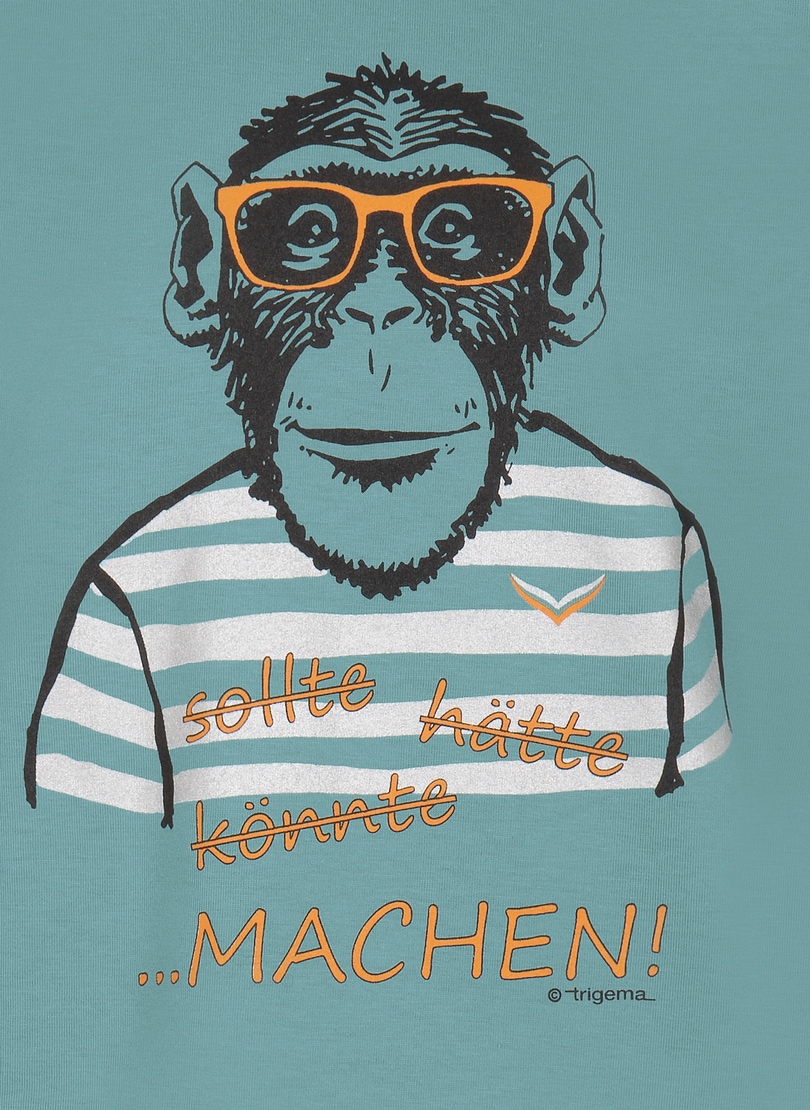 kaufen großem mit Affen-Aufdruck« T-Shirt T-Shirt online »TRIGEMA bei OTTO Trigema