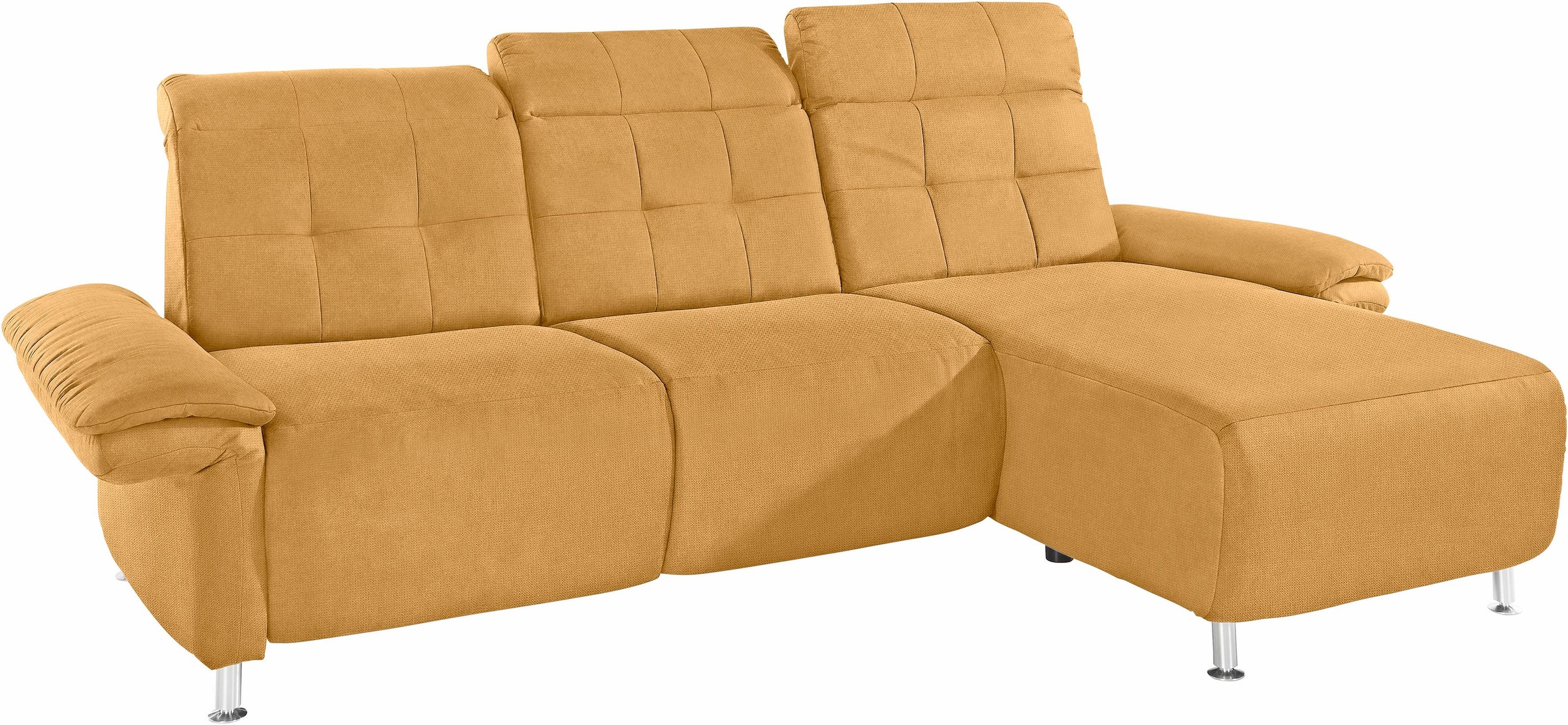 Places of Style Ecksofa »Manhattan L-Form«, 2 Sitze mit elektrischer Relaxfunktion, verstellbare Armlehnen