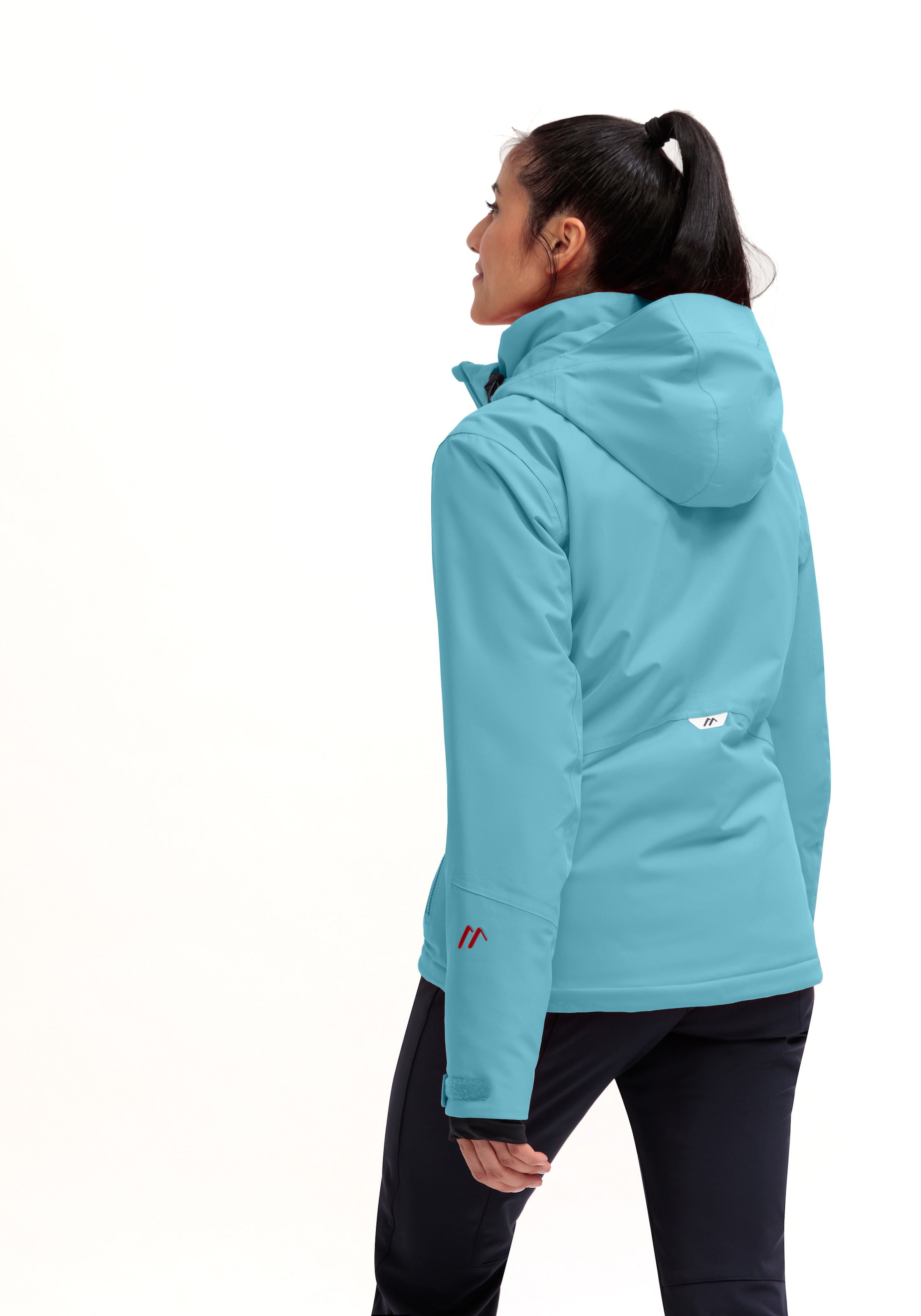 Maier Sports Skijacke »Straja« Damen Winterjacke, wind/wasserdicht, 3 RV-Taschen und Kapuze