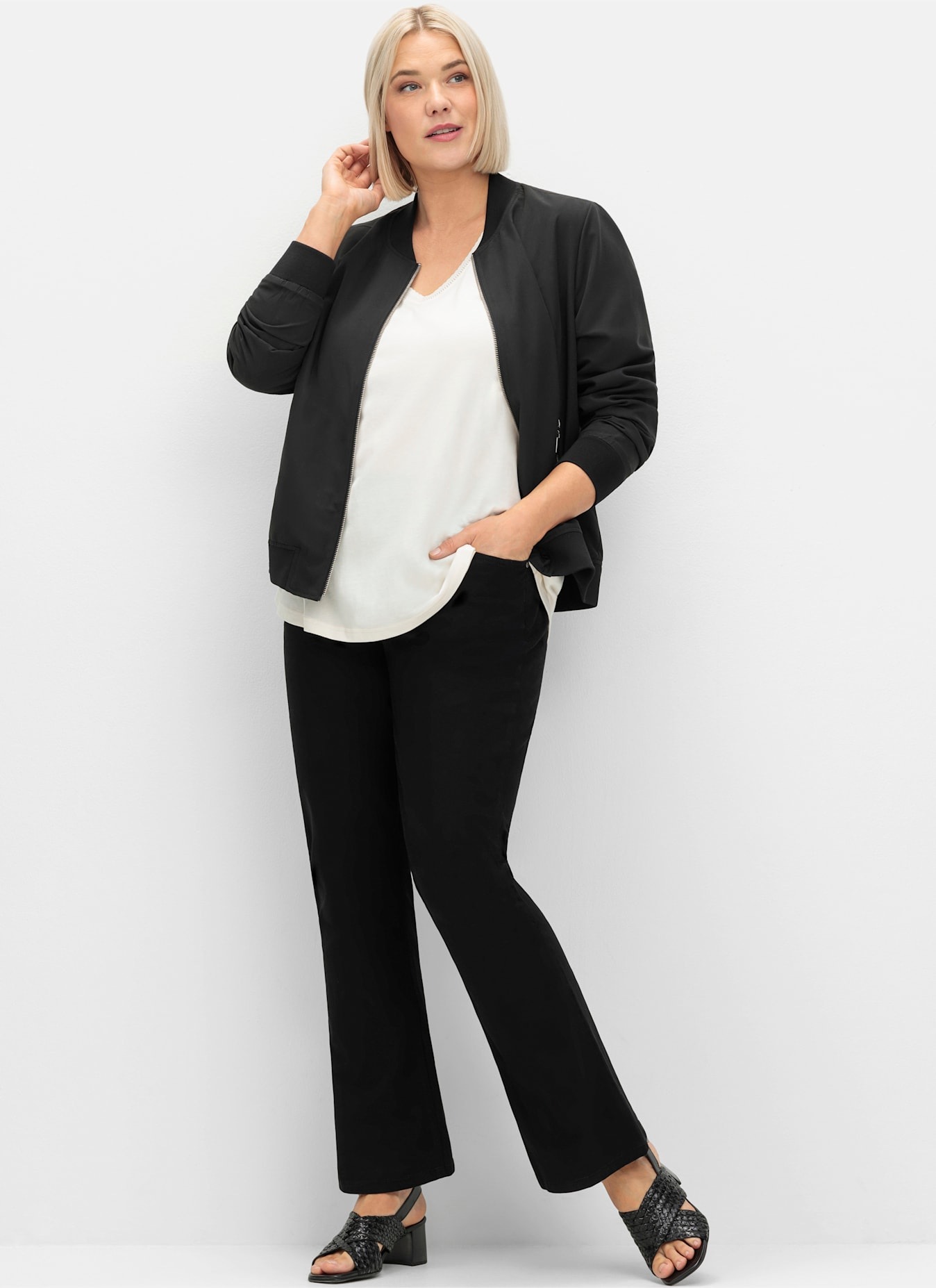 Sheego 3/4-Arm-Shirt »3/4-Arm-Shirt« 1 tlg.