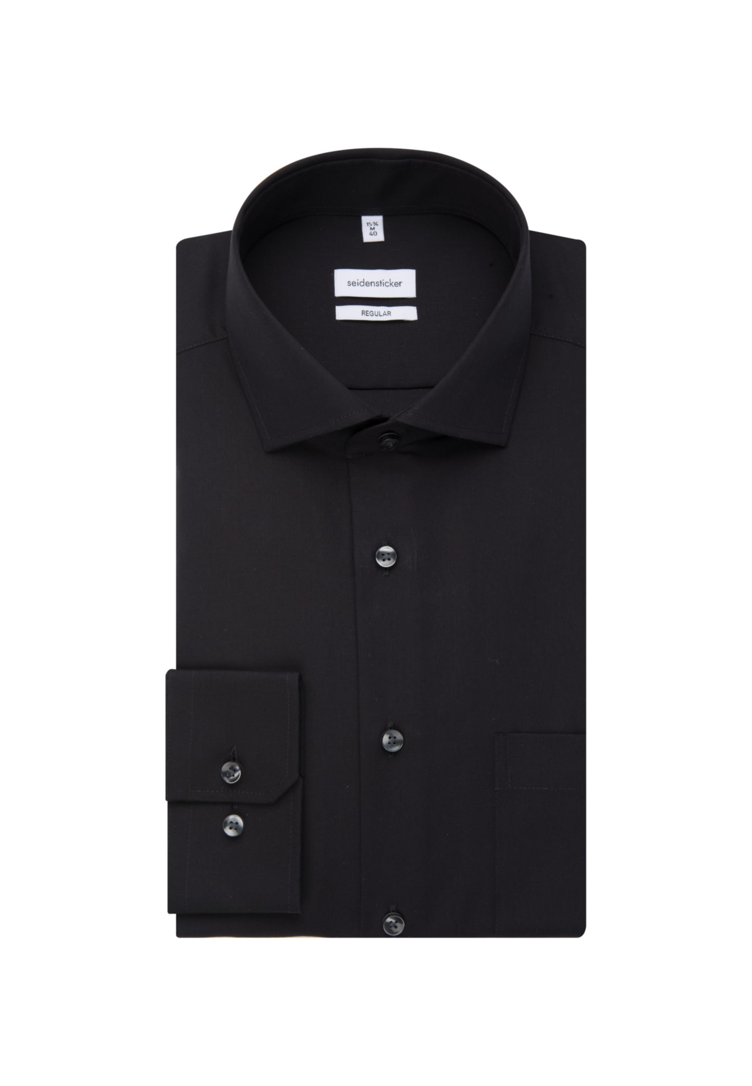 seidensticker Businesshemd »Schwarze Rose« Regular 1/1 Kentkragen Uni