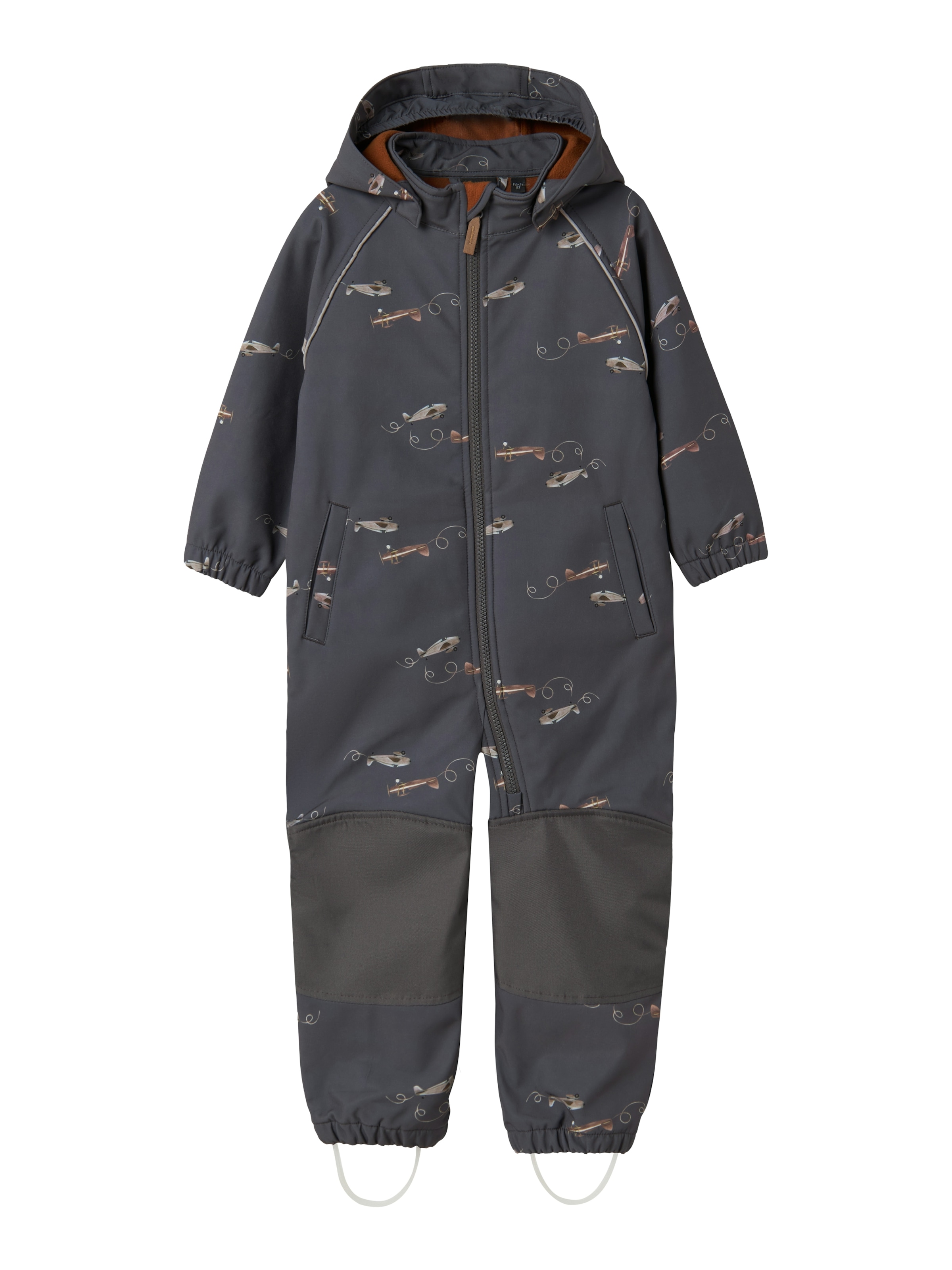 Name It Overall »NMMALFA08 SOFTSHELL SUIT AOP 1FO NOOS«, mit dekorativen und reflektierenden Details