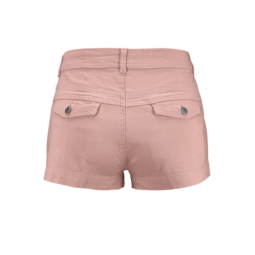 LASCANA Shorts, aus Baumwollstretch mit Taschen, kurze Hose, Freizeitlook