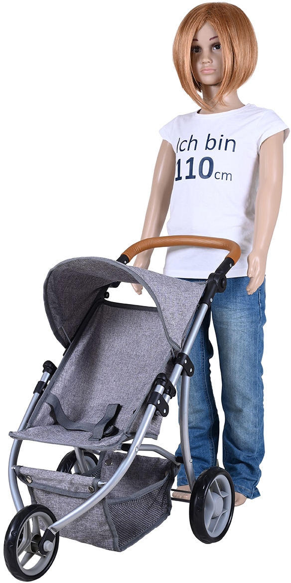 Knorrtoys® Puppenbuggy »Lio - Stone Brown«